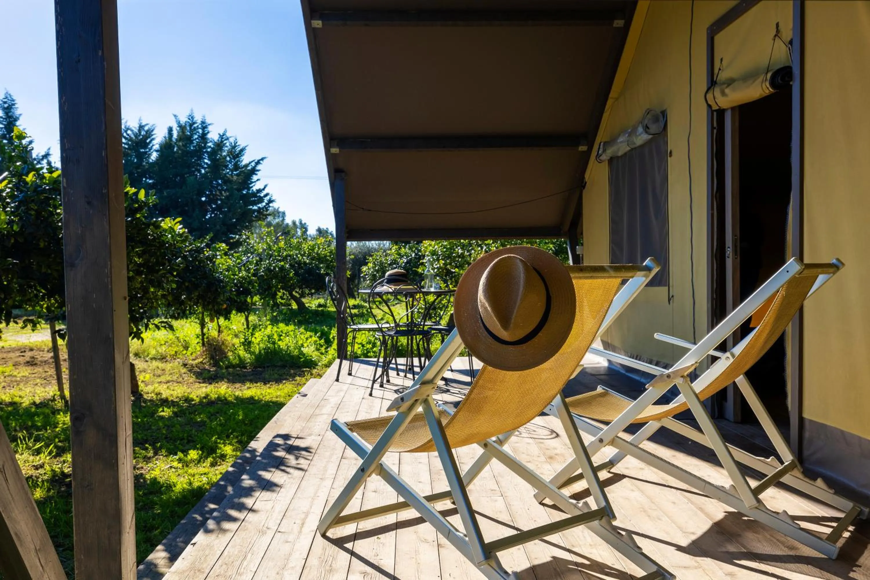Patio in Agriturismo Vultaggio