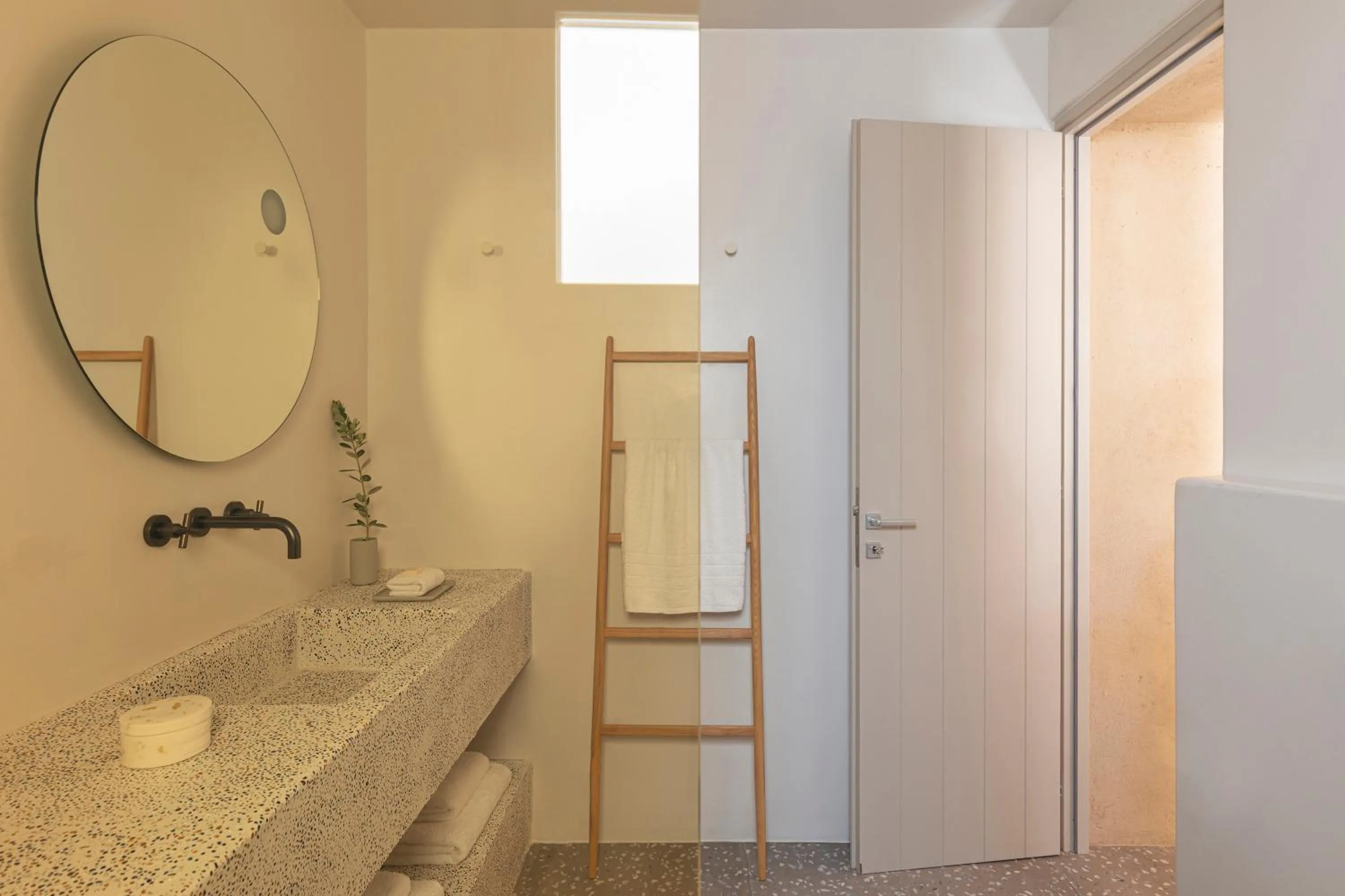 Bathroom in Ethos Vegan Suites Fira, Santorini