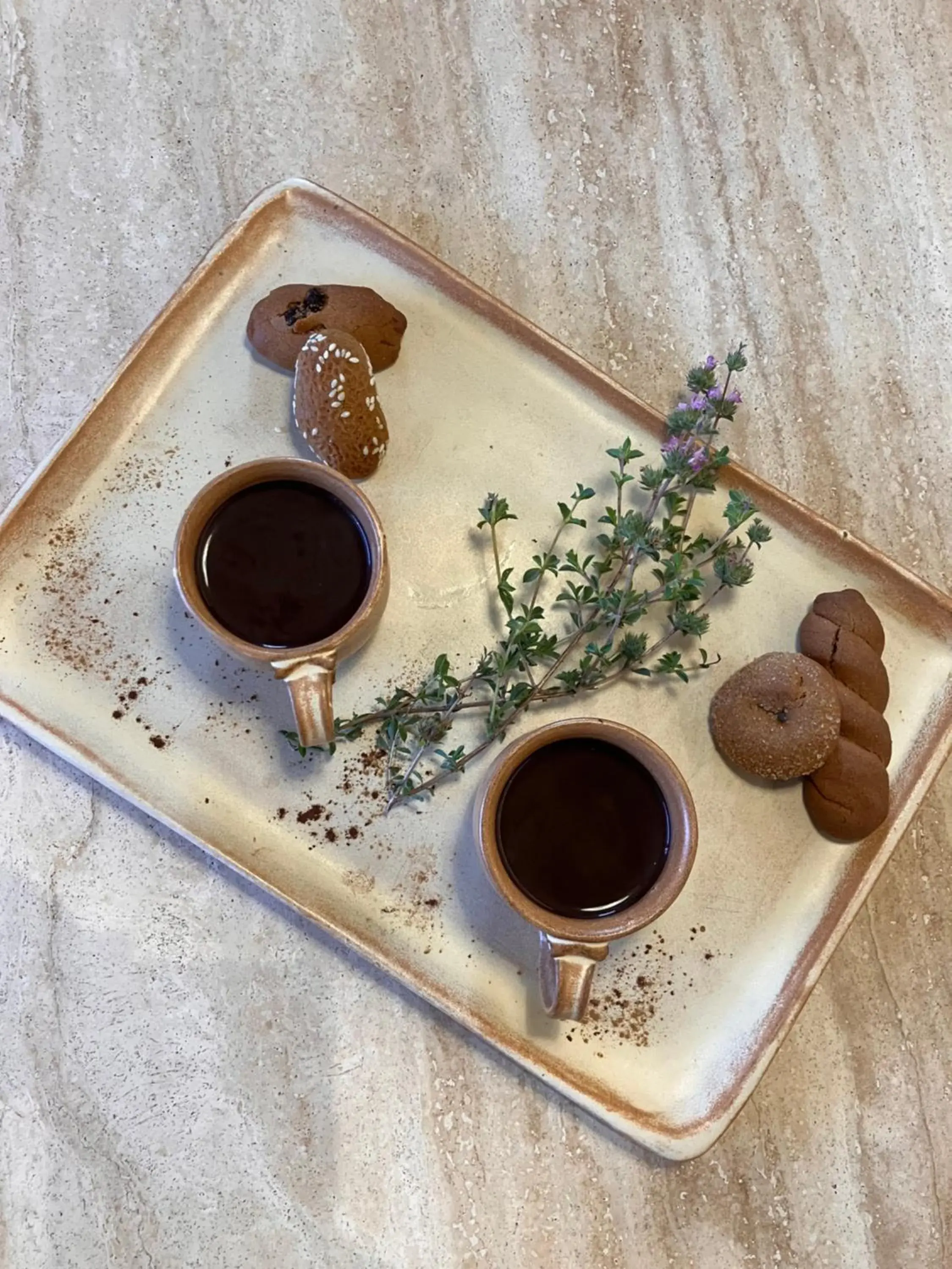 Food and drinks in Ethos Vegan Suites Fira, Santorini Food and drinks in Ethos Vegan Suites Fira, Santorini