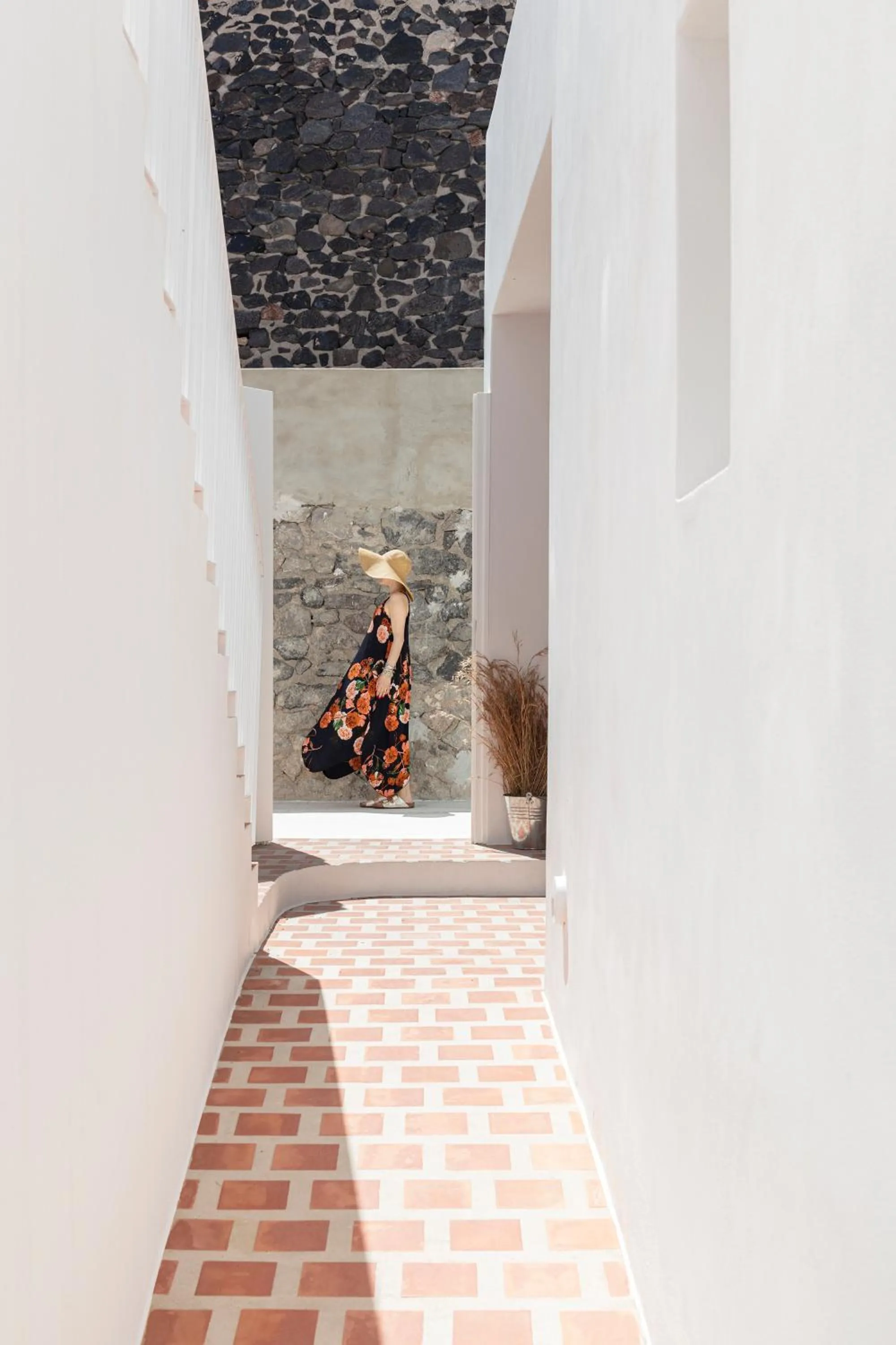 Patio in Ethos Vegan Suites Fira, Santorini