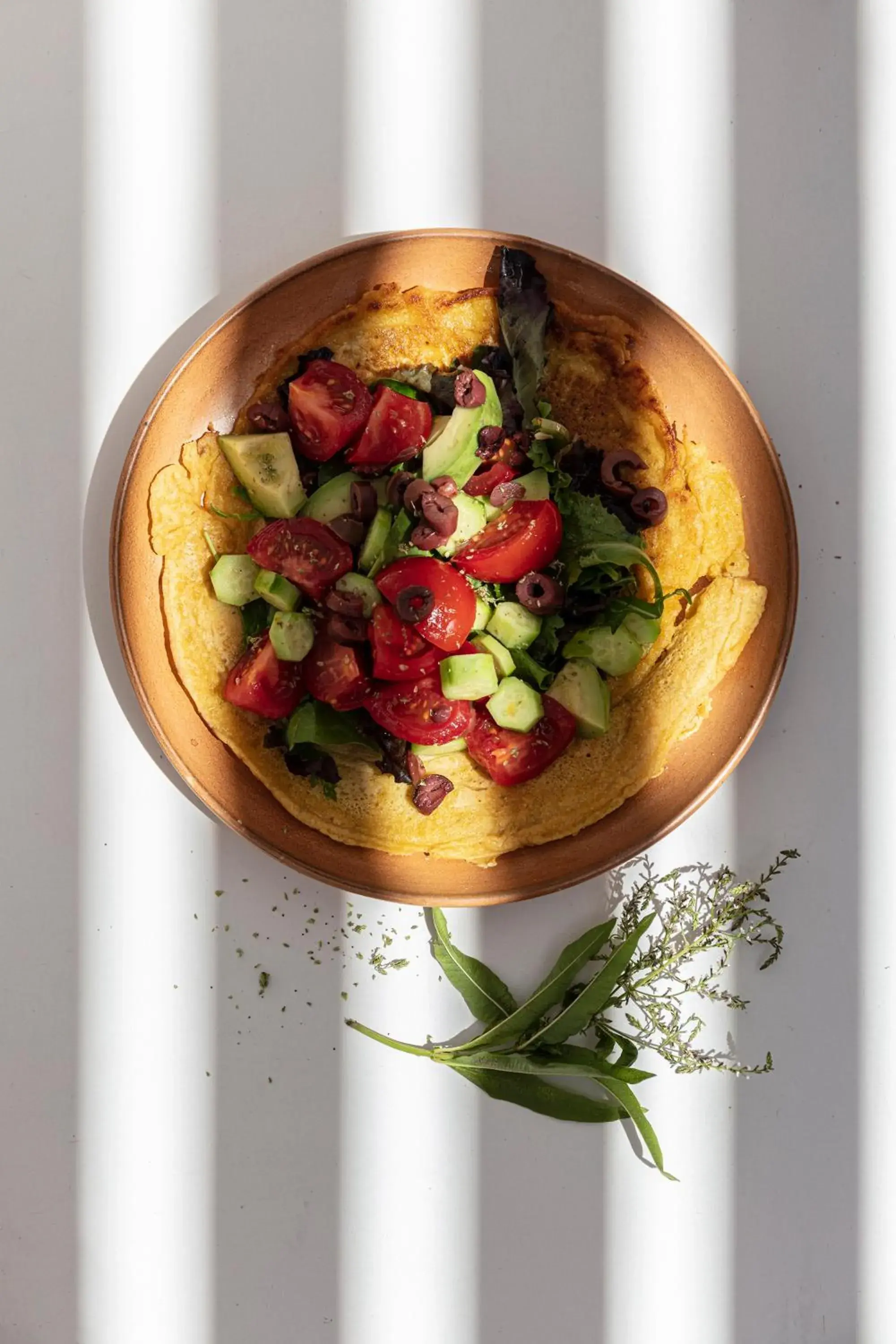 Breakfast in Ethos Vegan Suites Fira, Santorini Breakfast in Ethos Vegan Suites Fira, Santorini