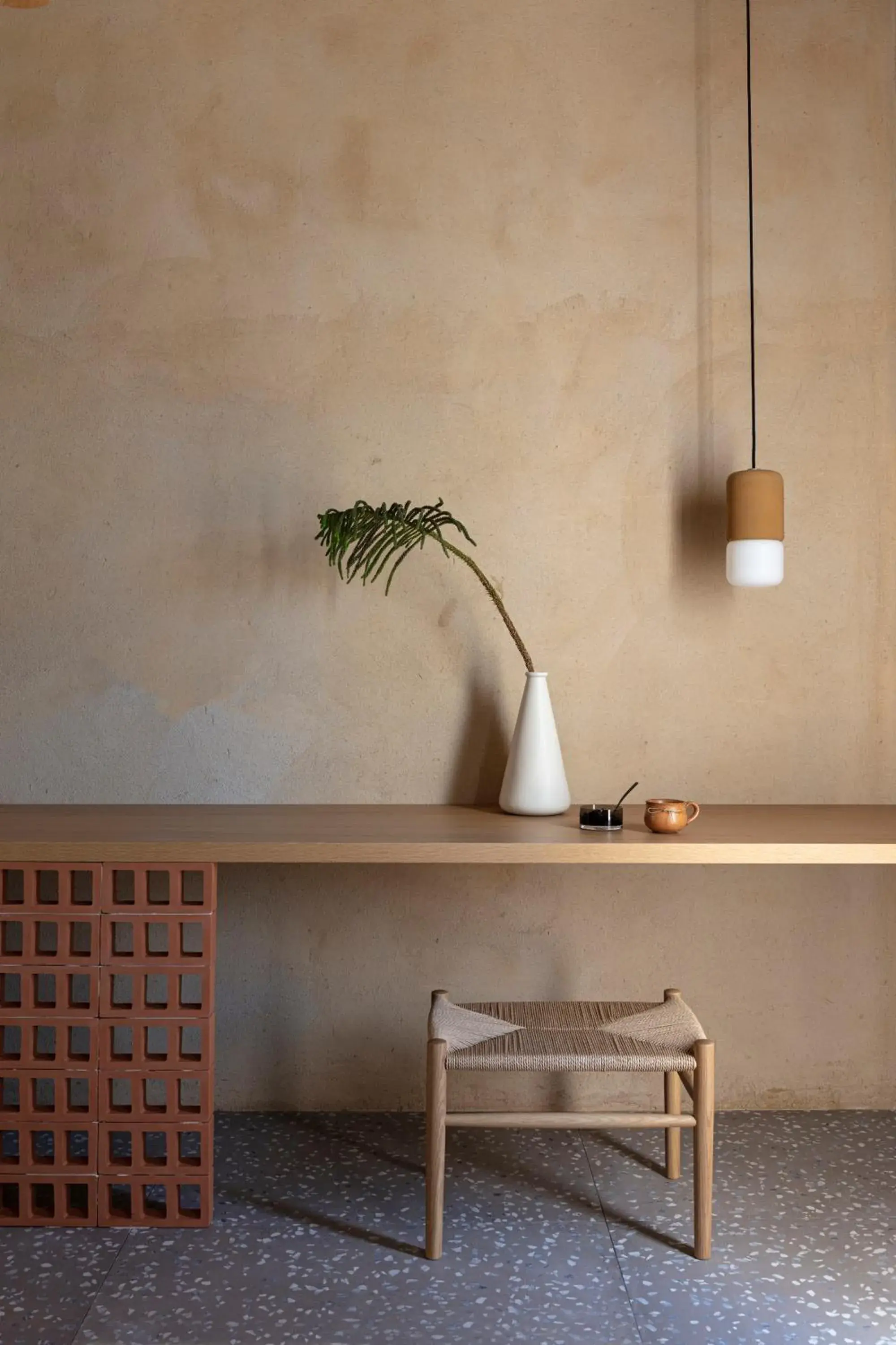 Bedroom in Ethos Vegan Suites Fira, Santorini Bedroom in Ethos Vegan Suites Fira, Santorini