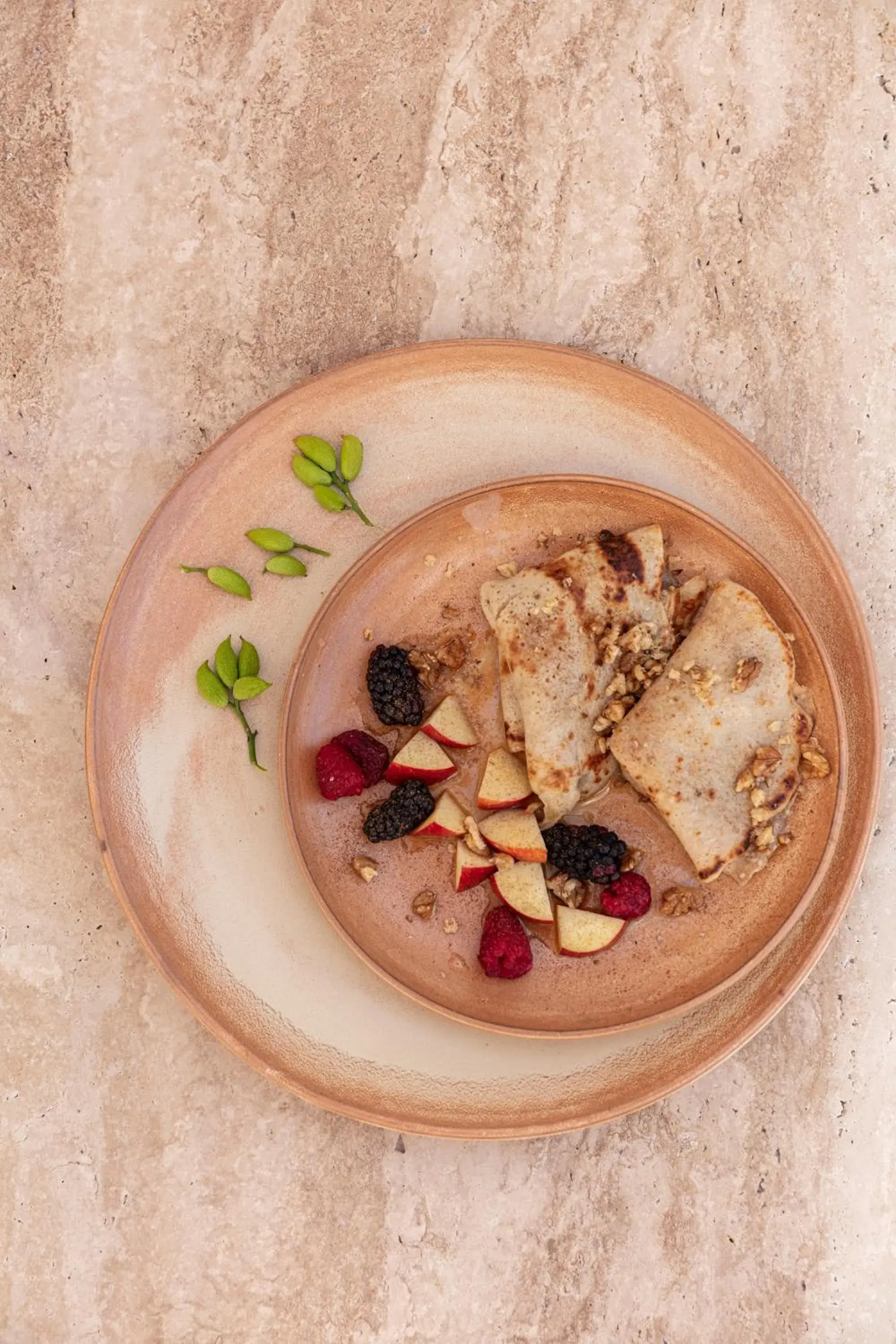 Breakfast in Ethos Vegan Suites Fira, Santorini Breakfast in Ethos Vegan Suites Fira, Santorini