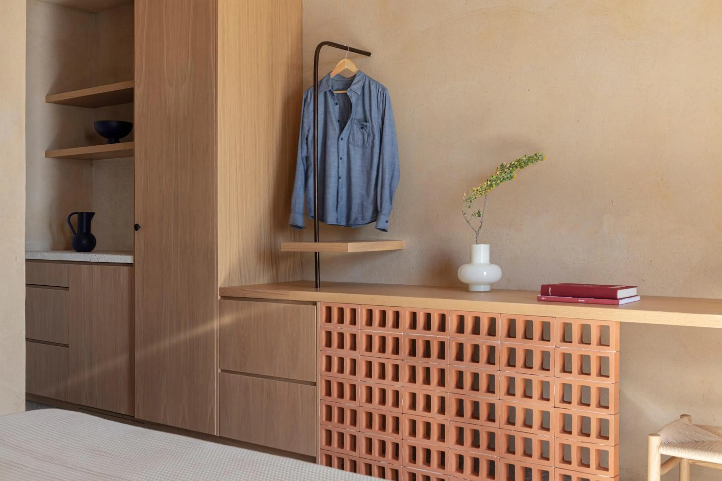 Bedroom in Ethos Vegan Suites Fira, Santorini