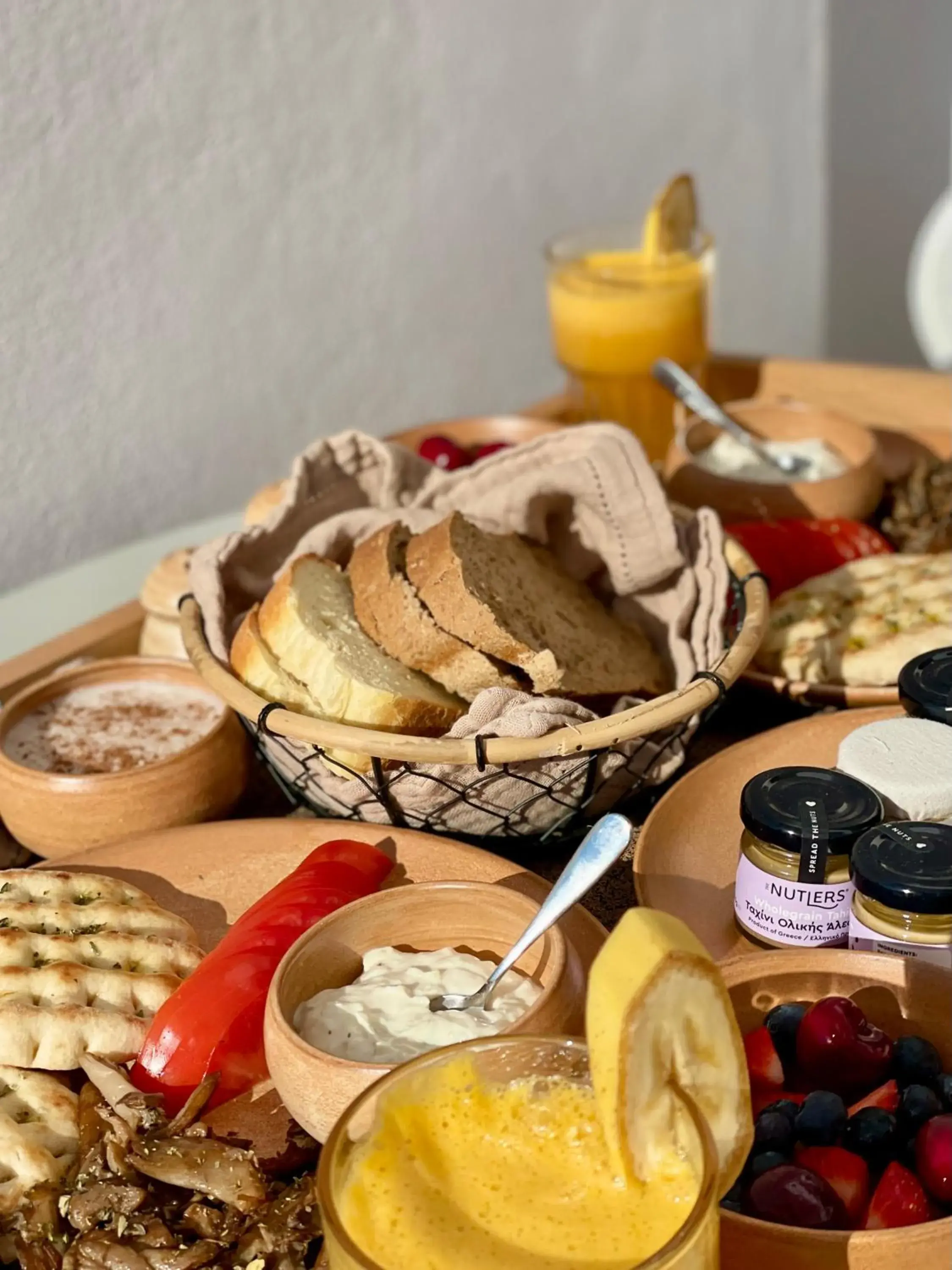 Food and drinks in Ethos Vegan Suites Fira, Santorini Food and drinks in Ethos Vegan Suites Fira, Santorini