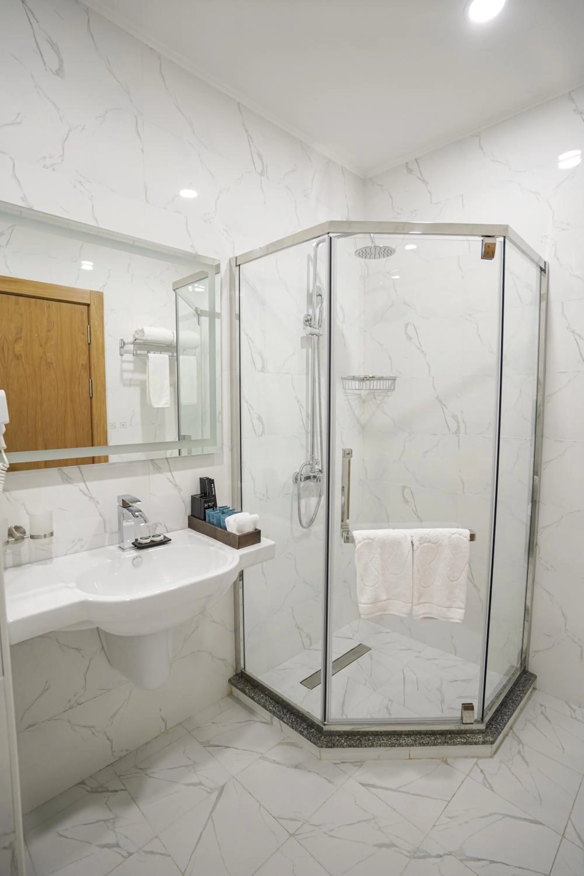 Shower in Milan Hotel