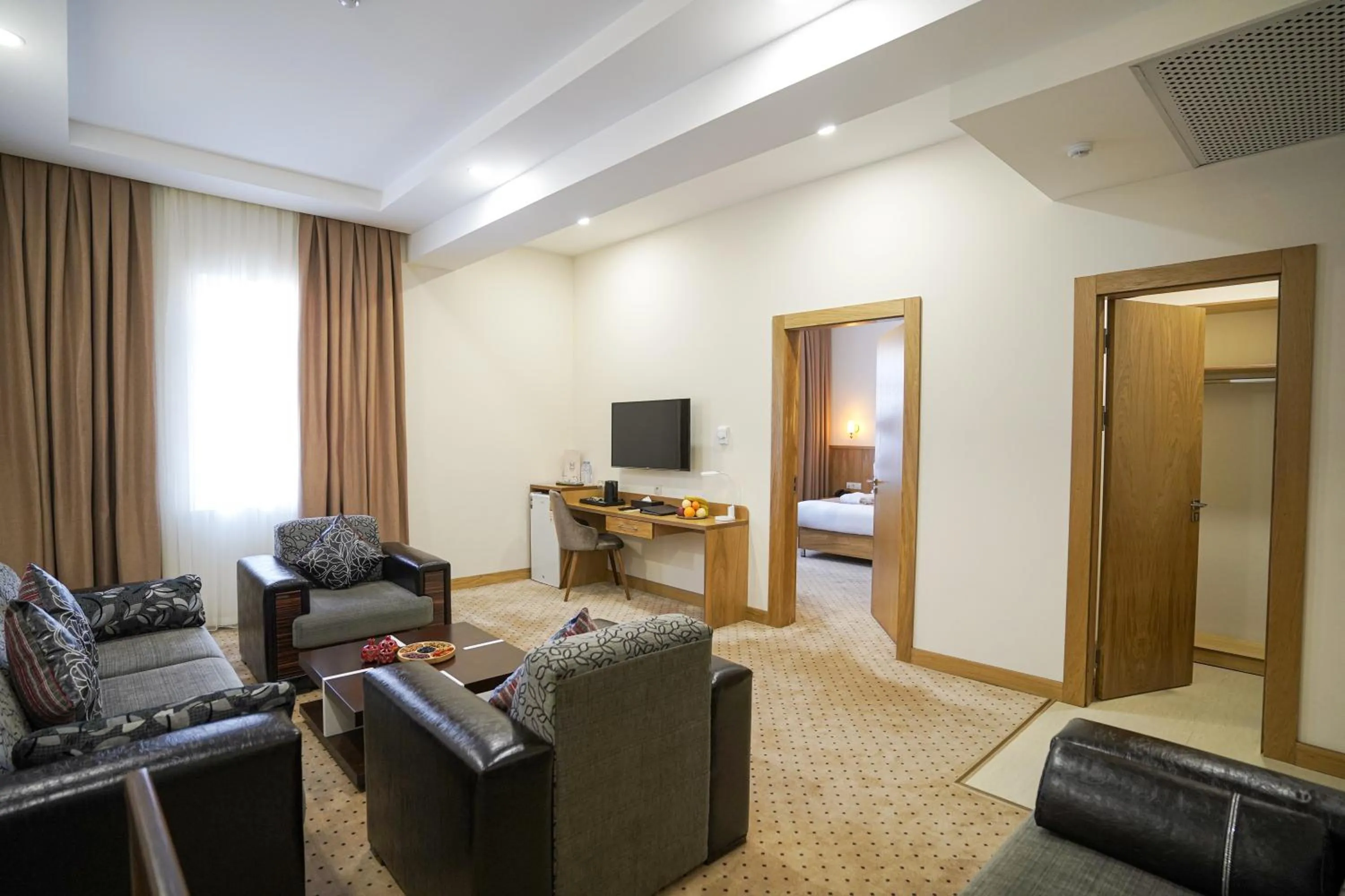 Seating area in Milan Hotel