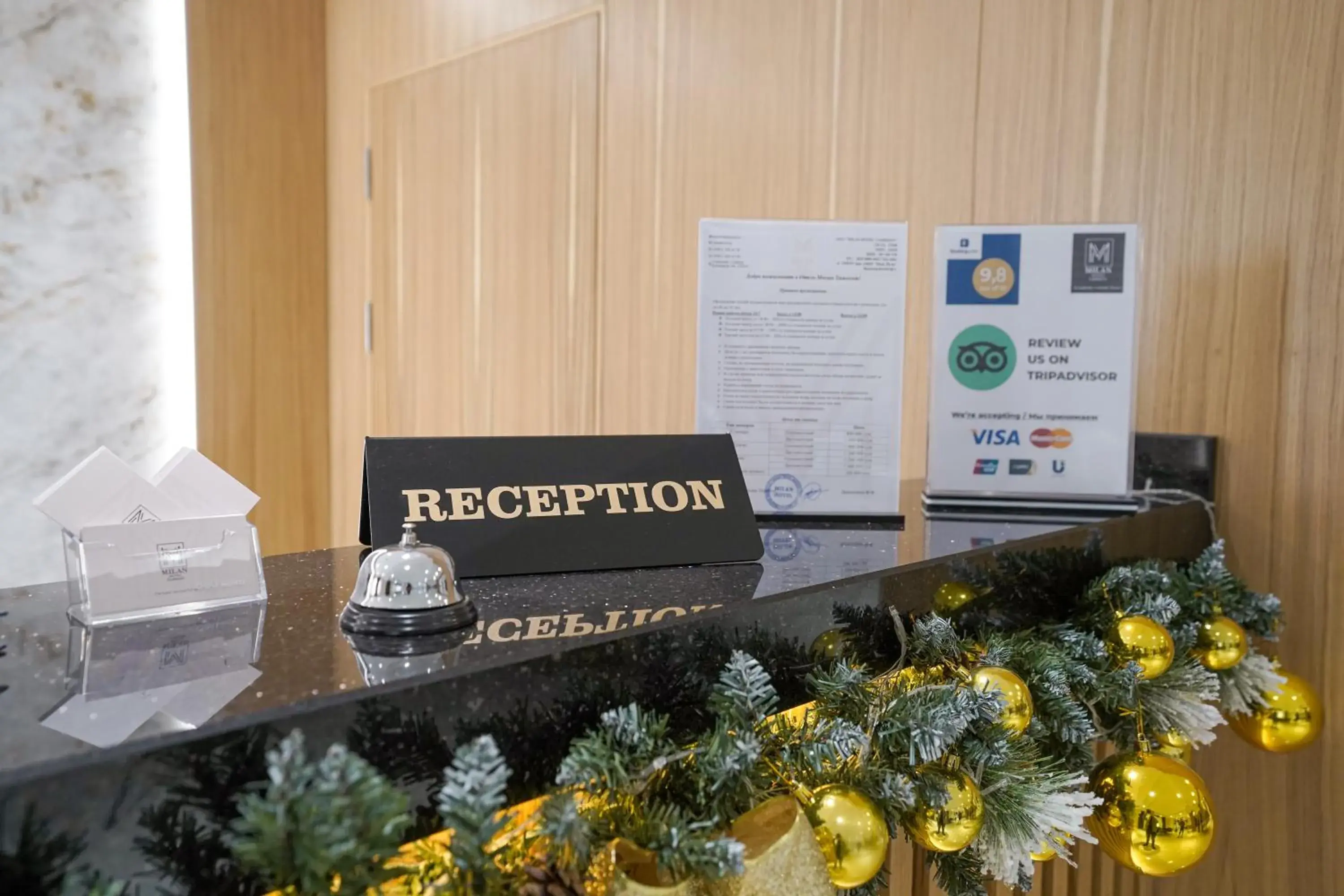 Lobby or reception in Milan Hotel Lobby or reception in Milan Hotel