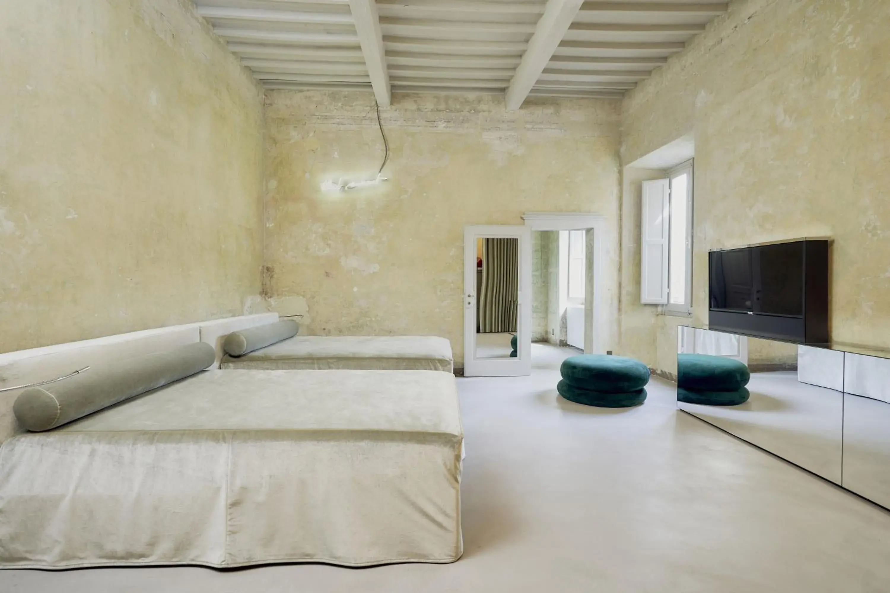 Deluxe Twin Room in SUGAR ROOMS Residenza d'Epoca Deluxe Twin Room in SUGAR ROOMS Residenza d'Epoca