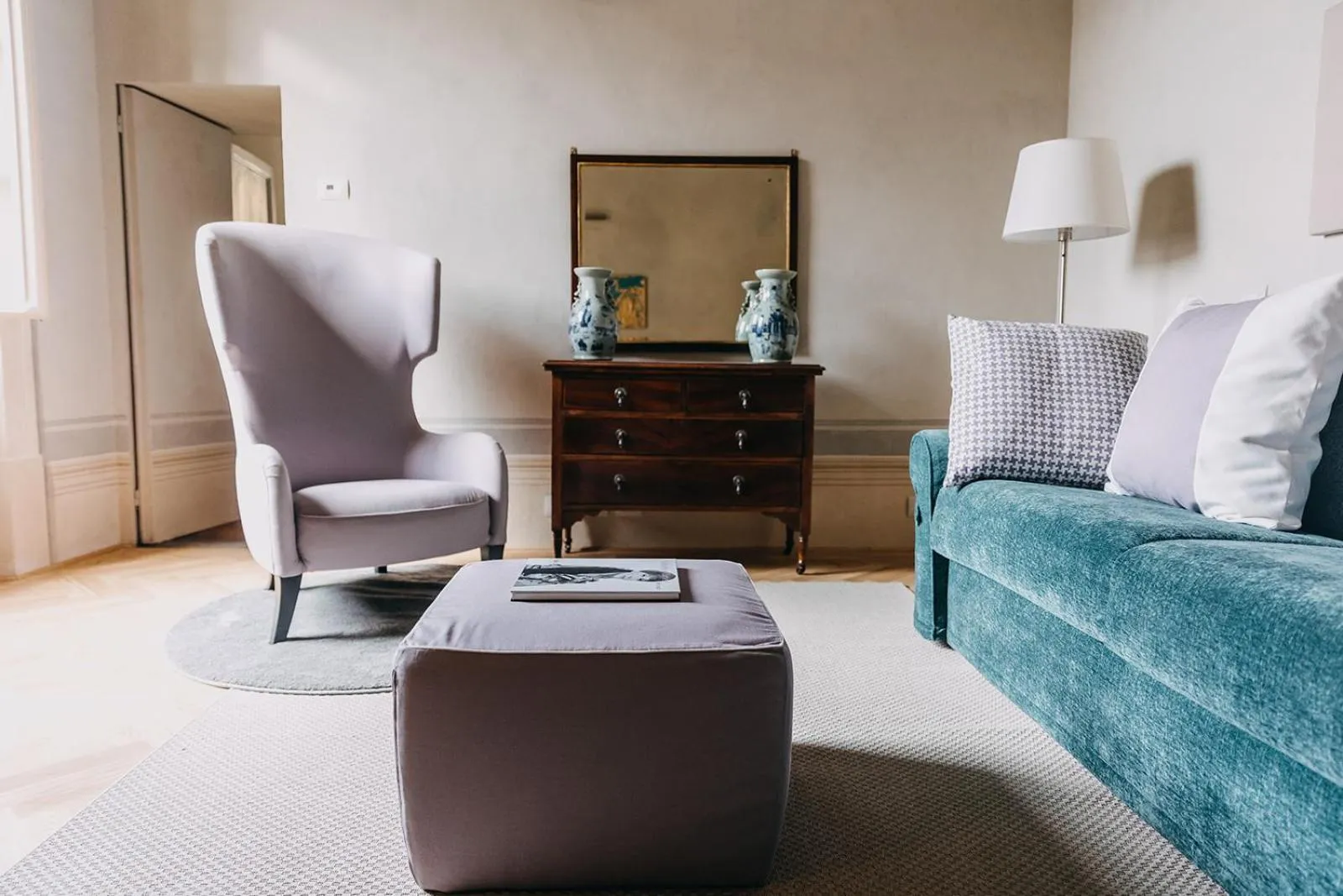 Seating area in Palazzo Feroci - Residenza d'epoca