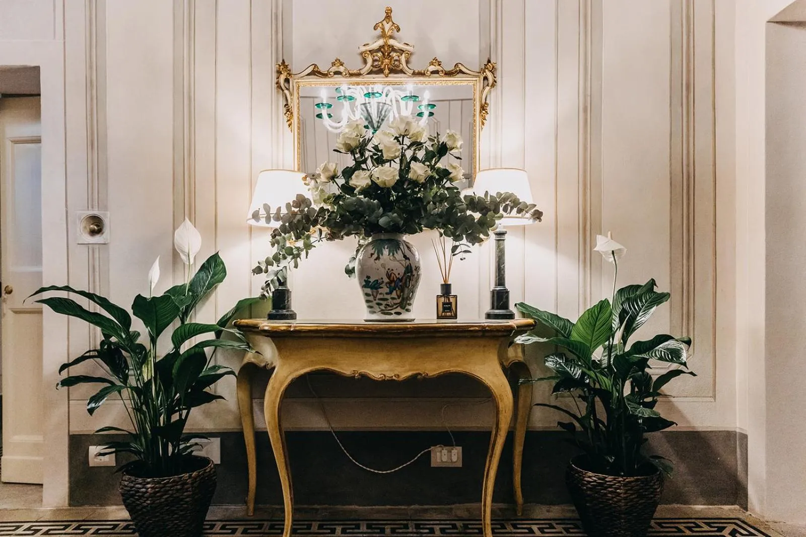 Lobby or reception in Palazzo Feroci - Residenza d'epoca
