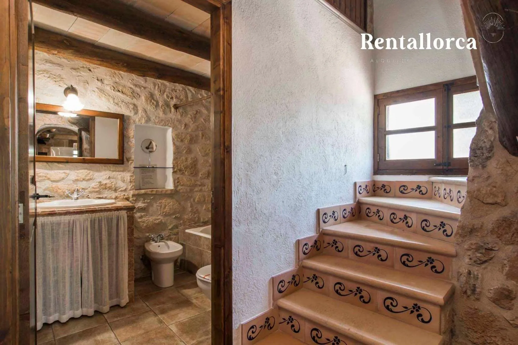 Decorative detail in Finca Comteses Petit by Rentallorca