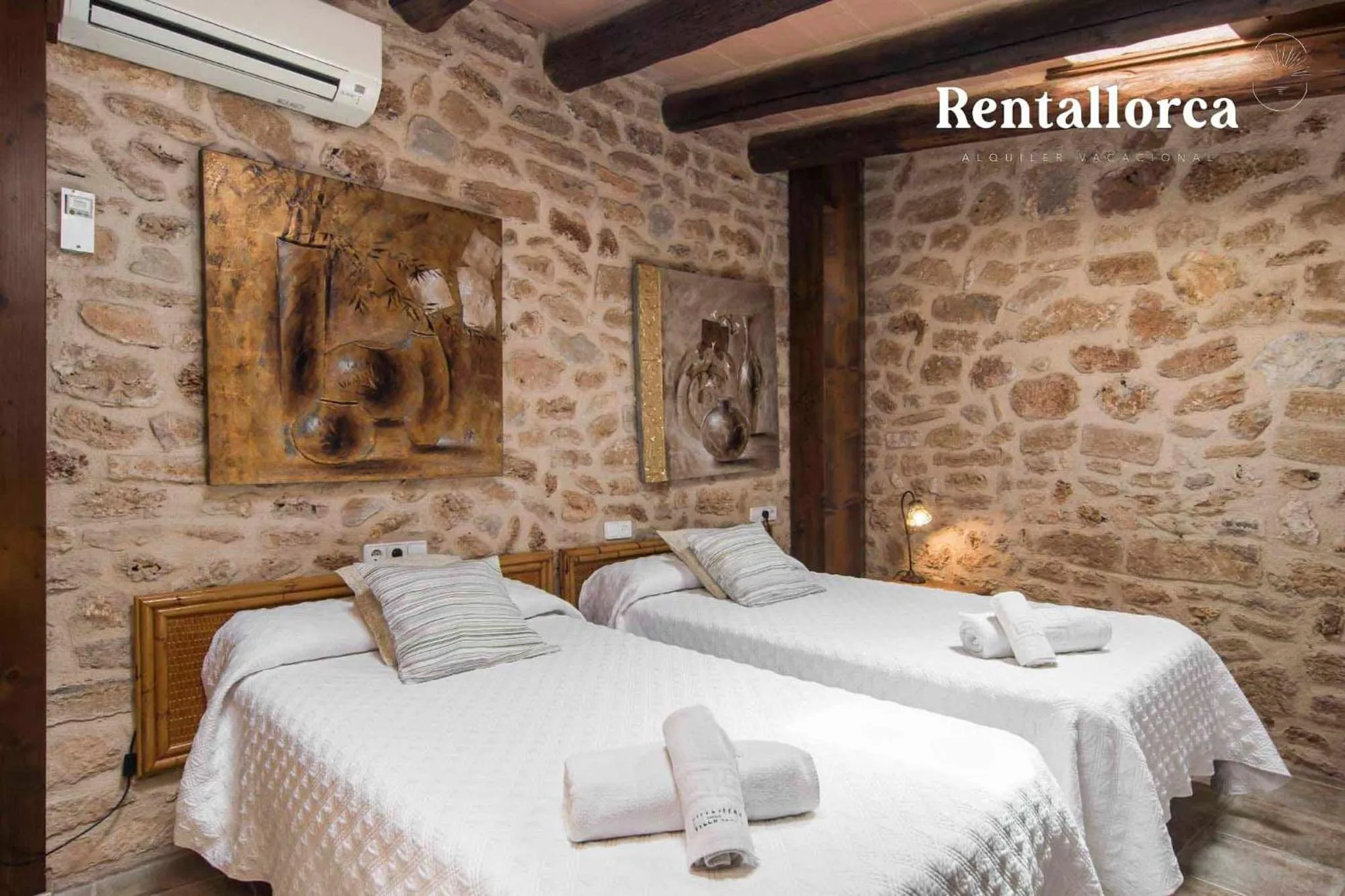 Bed in Finca Comteses Petit by Rentallorca