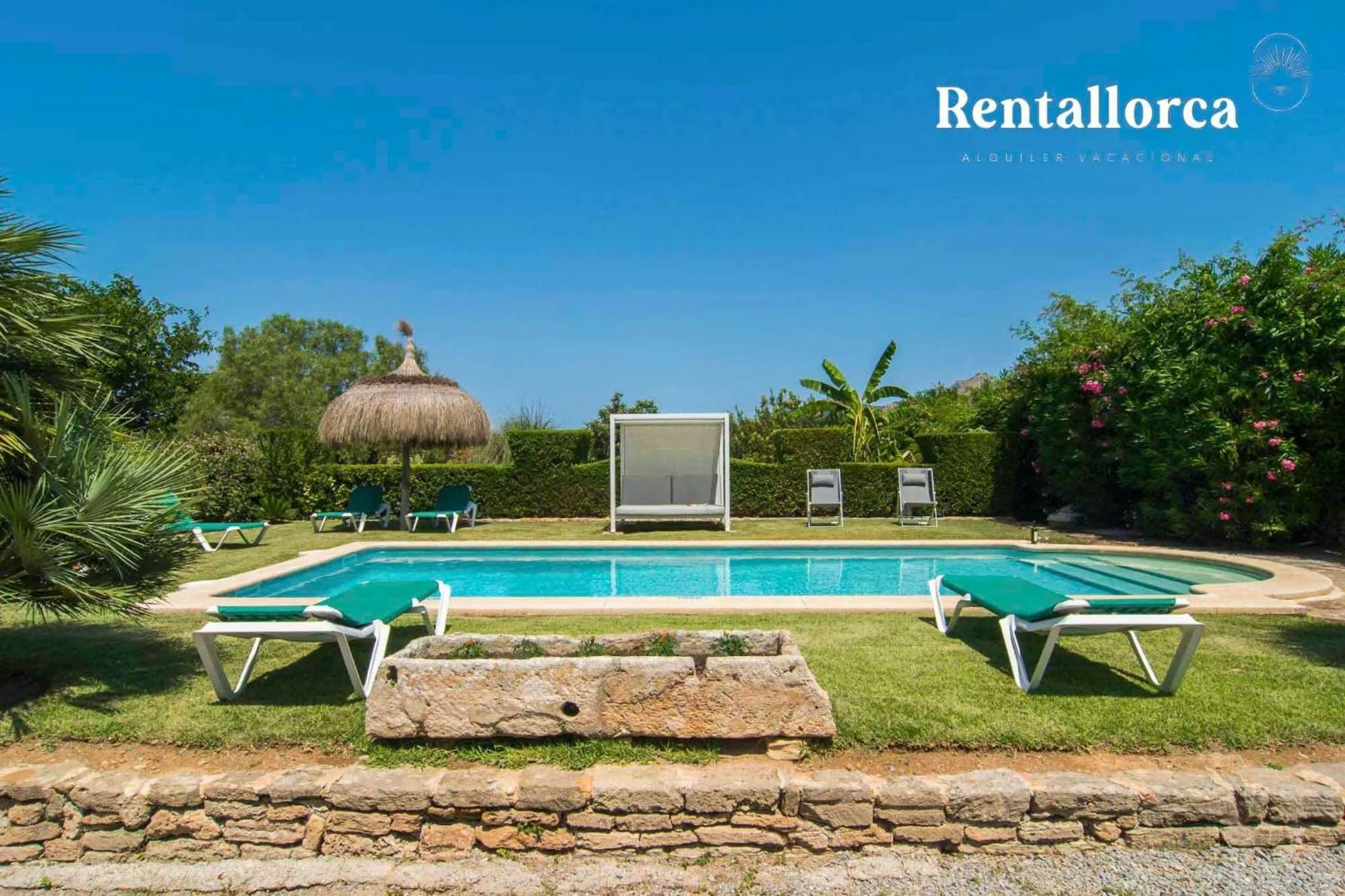 Patio in Finca Comteses Petit by Rentallorca