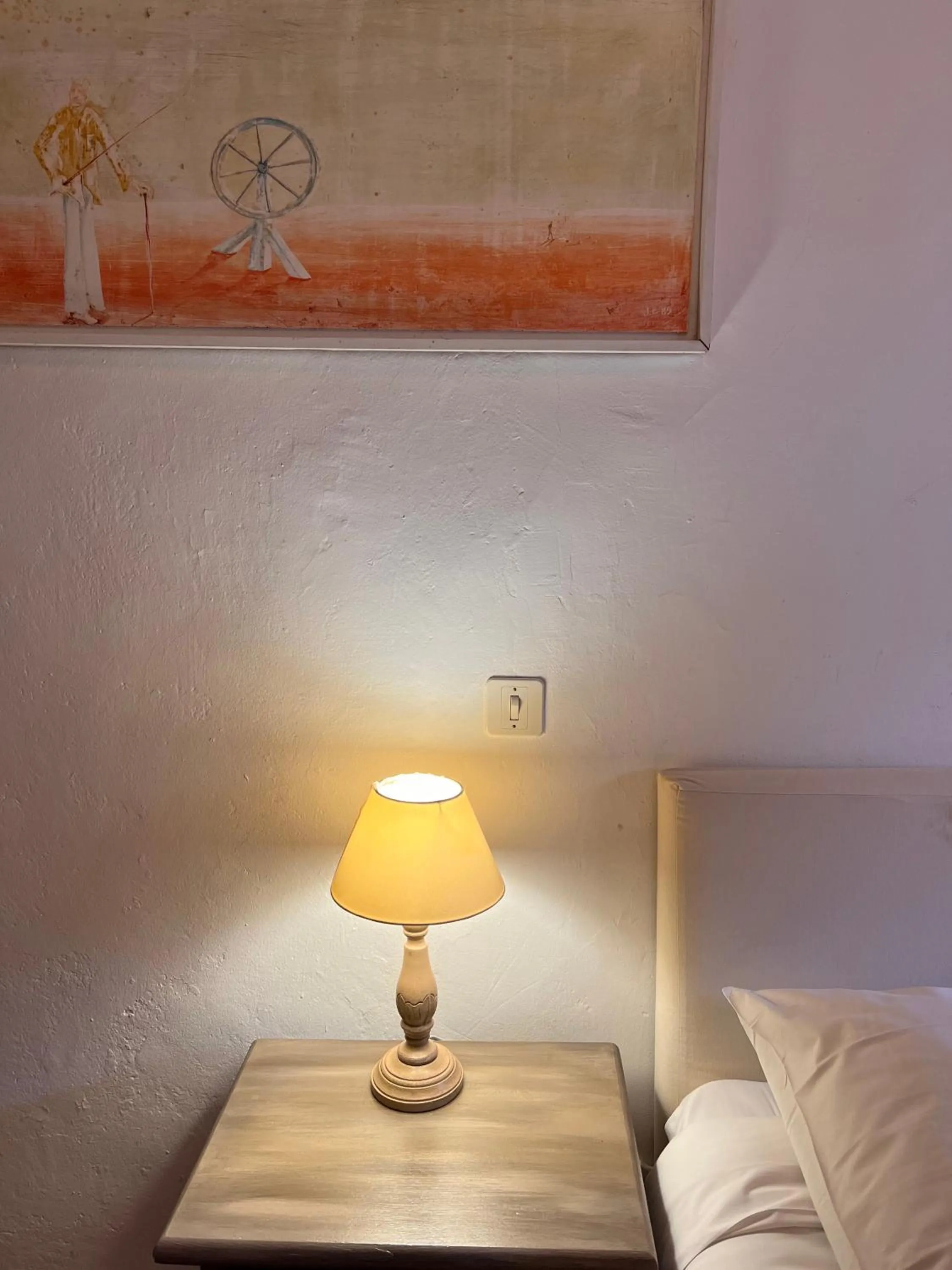 Decorative detail, Bed in Casa Musicale