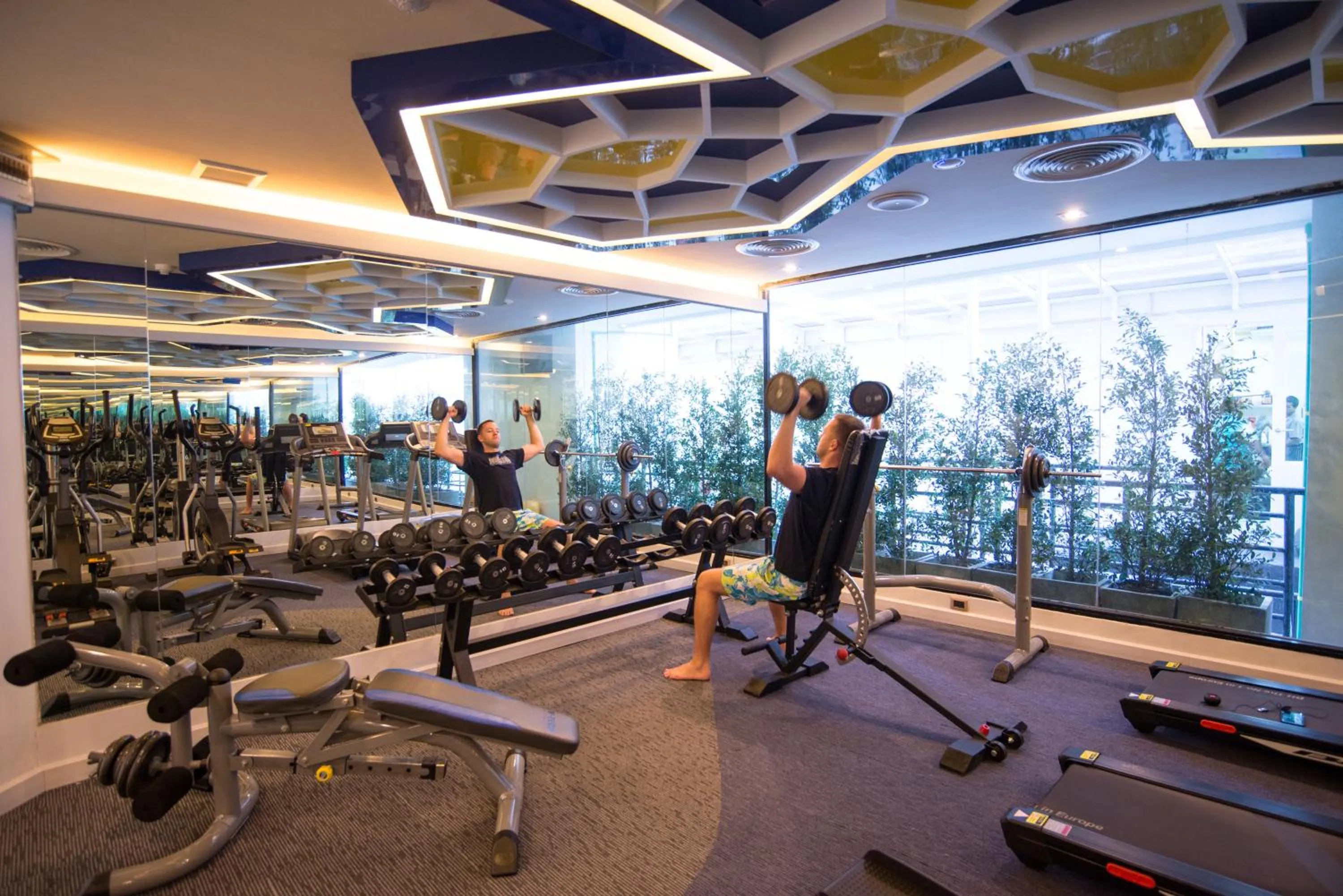 Fitness centre/facilities in The Beach Heights Resort SHA Plus