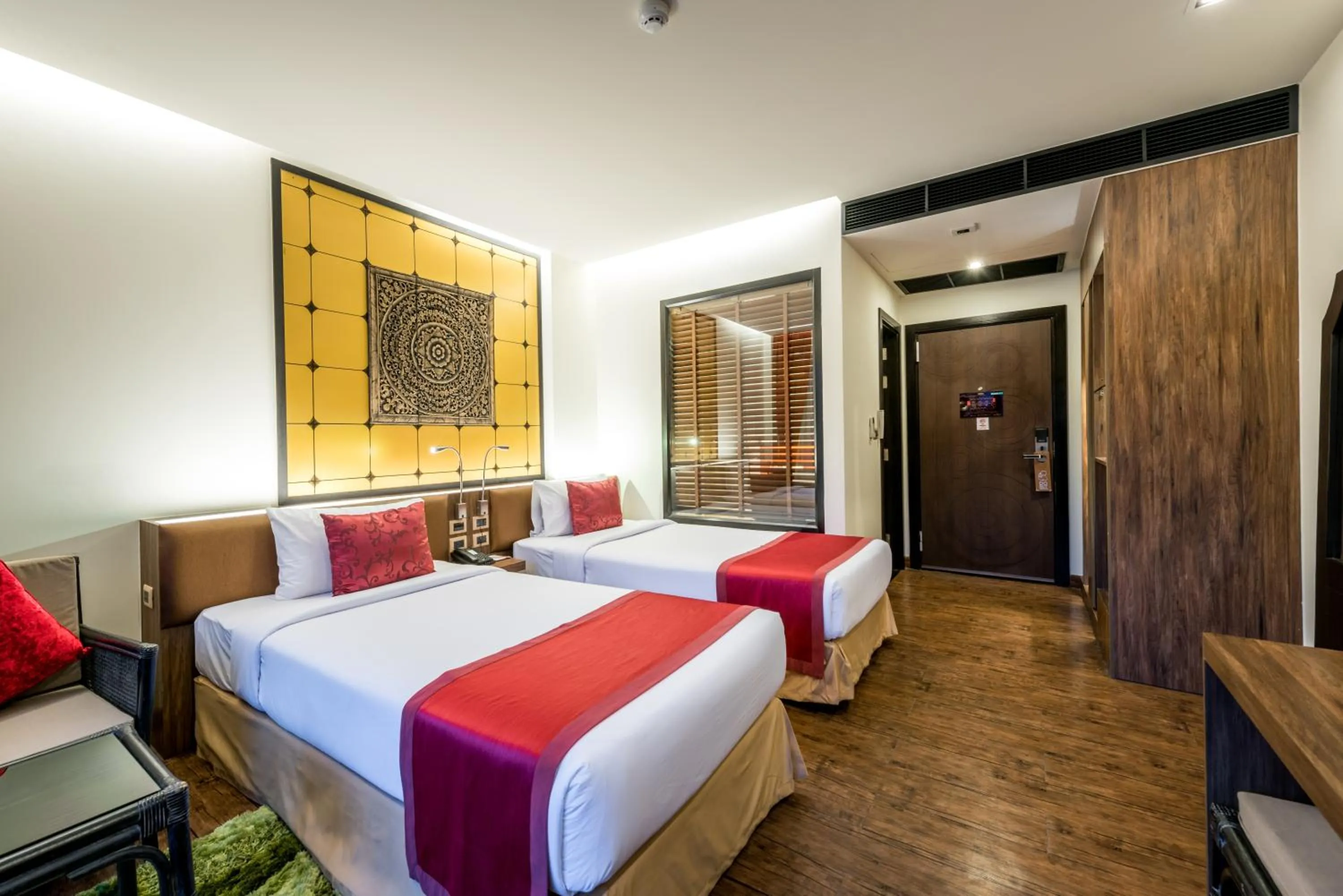 Bedroom, Bed in The Beach Heights Resort SHA Plus