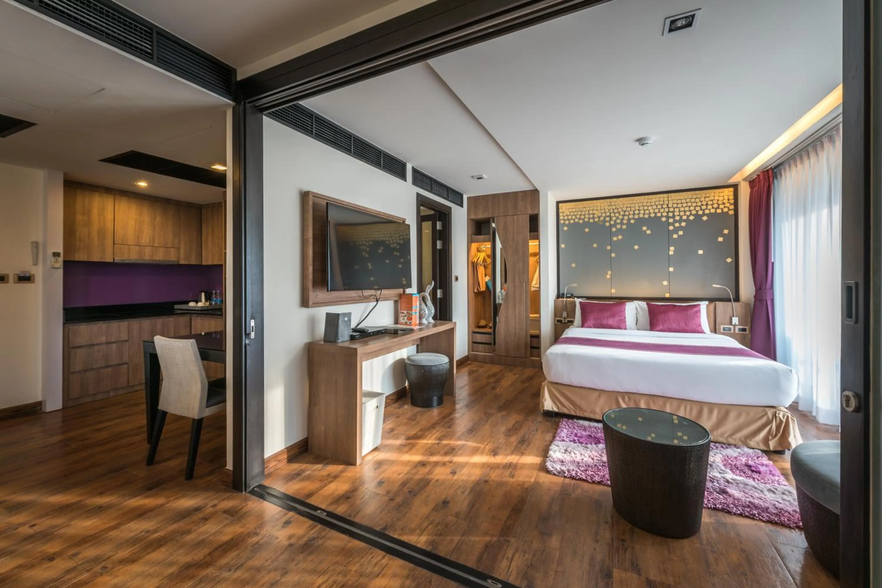 Photo of the whole room, Bed in The Beach Heights Resort SHA Plus