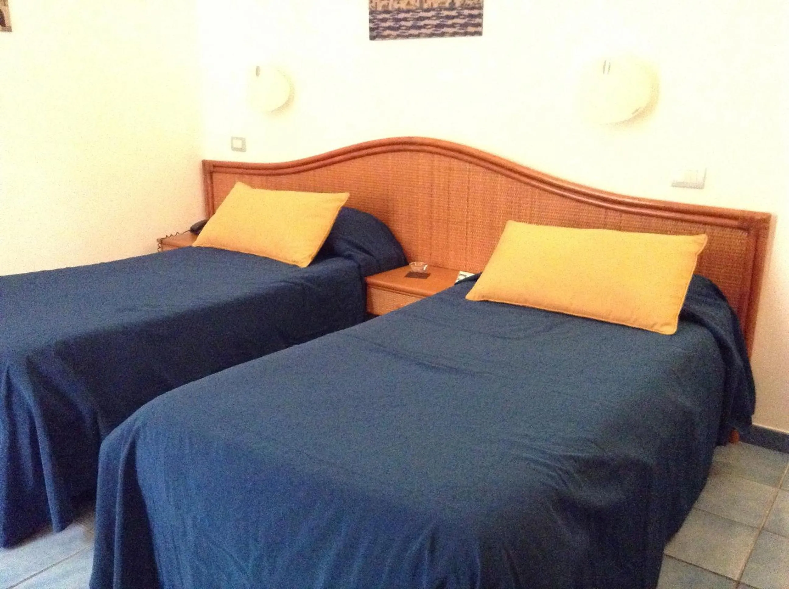 Decorative detail, Bed in Hotel Floridiana