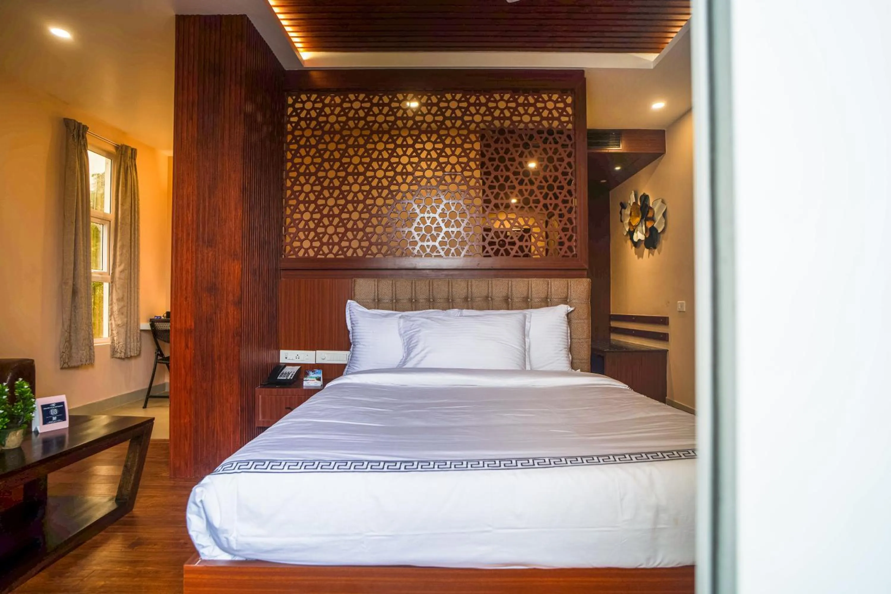 Bed in Mansha Palace