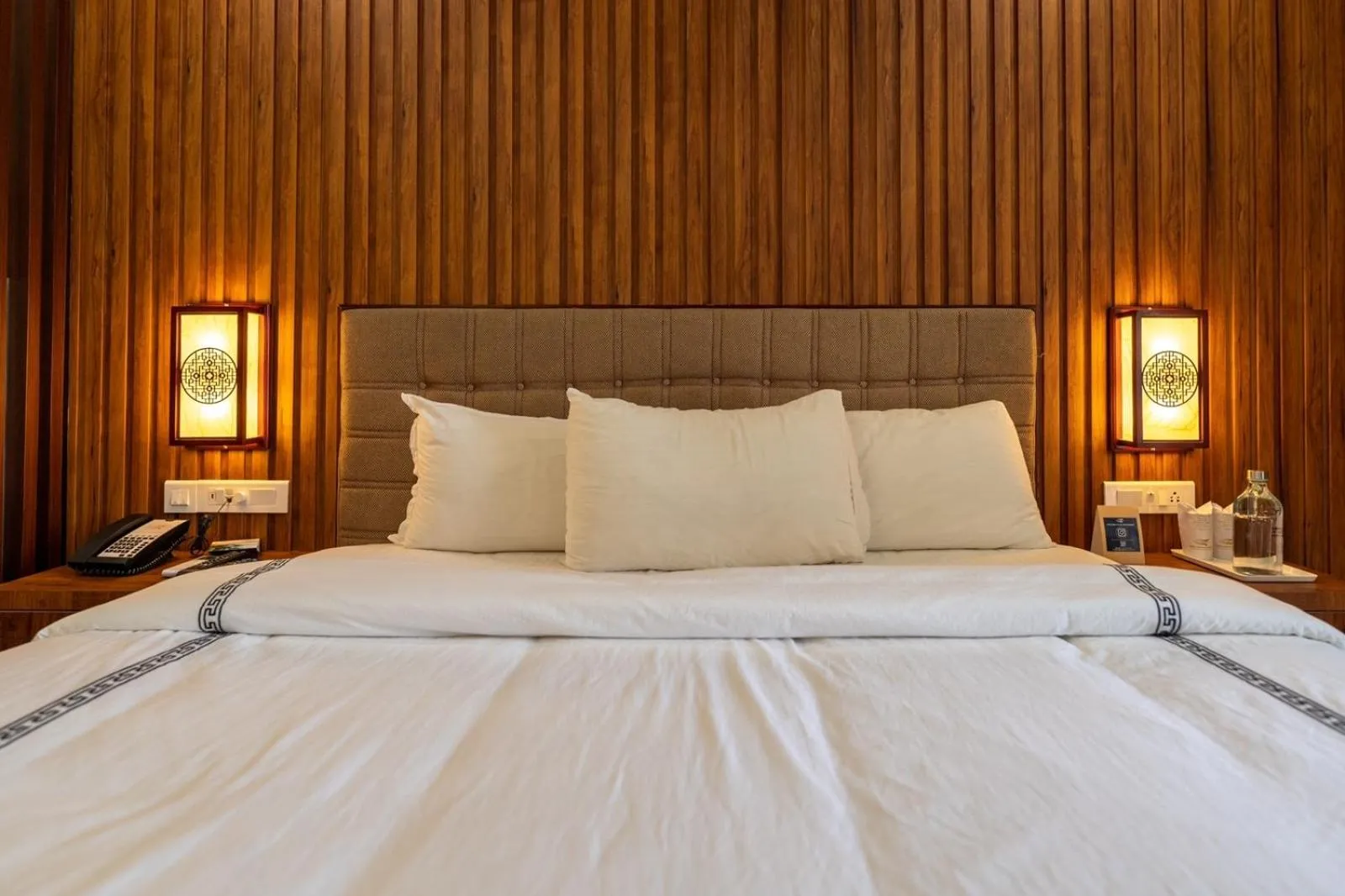 Bed in Mansha Palace