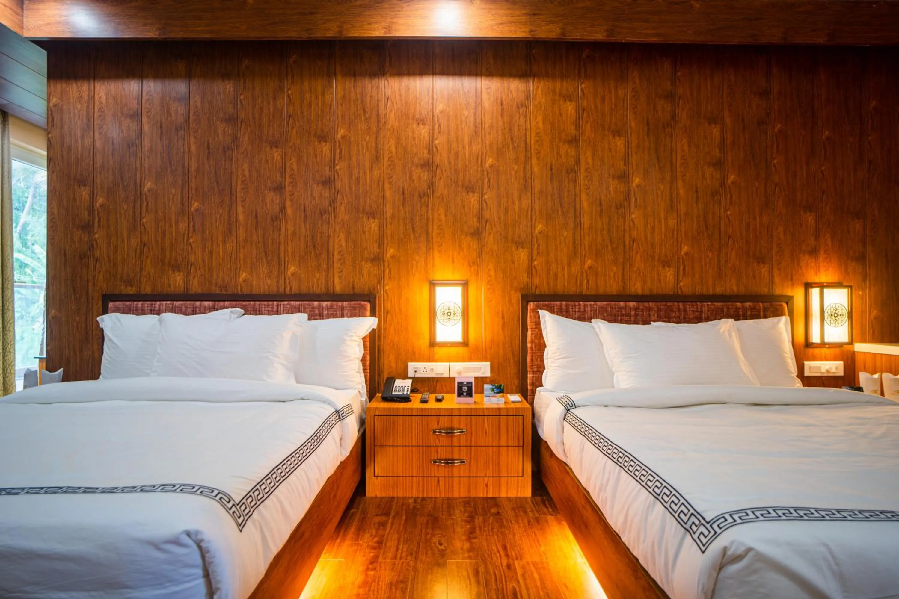 Bed in Mansha Palace