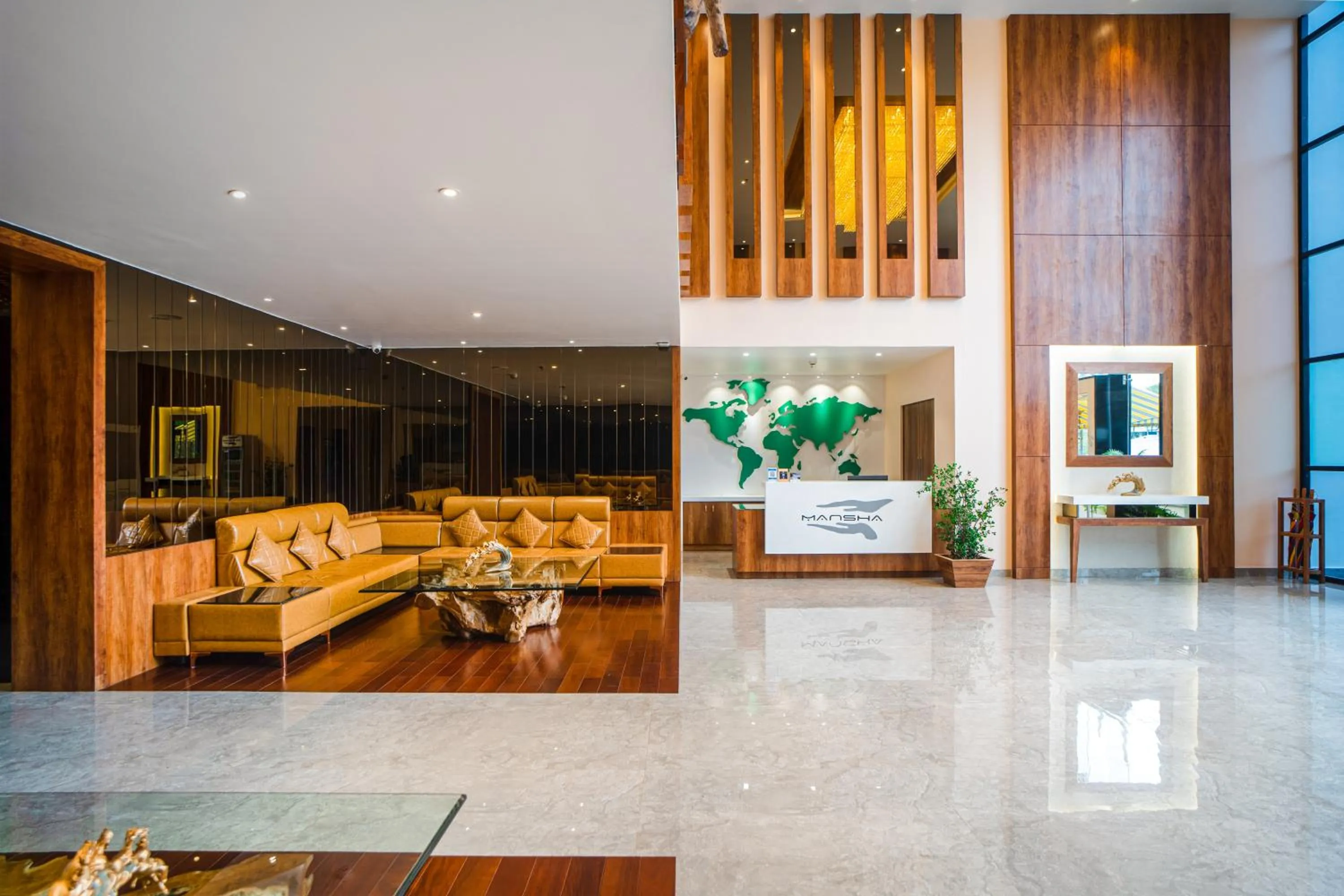 Lobby or reception in Mansha Palace