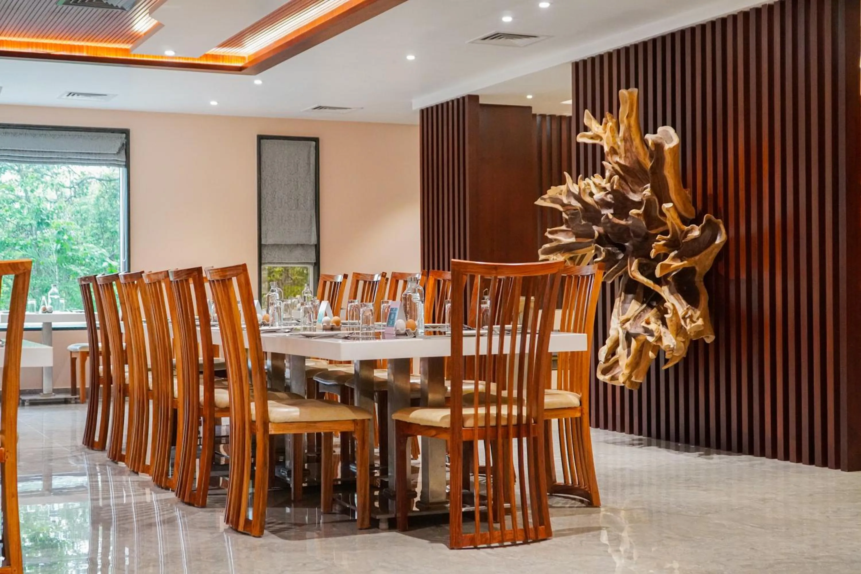 Dining area in Mansha Palace