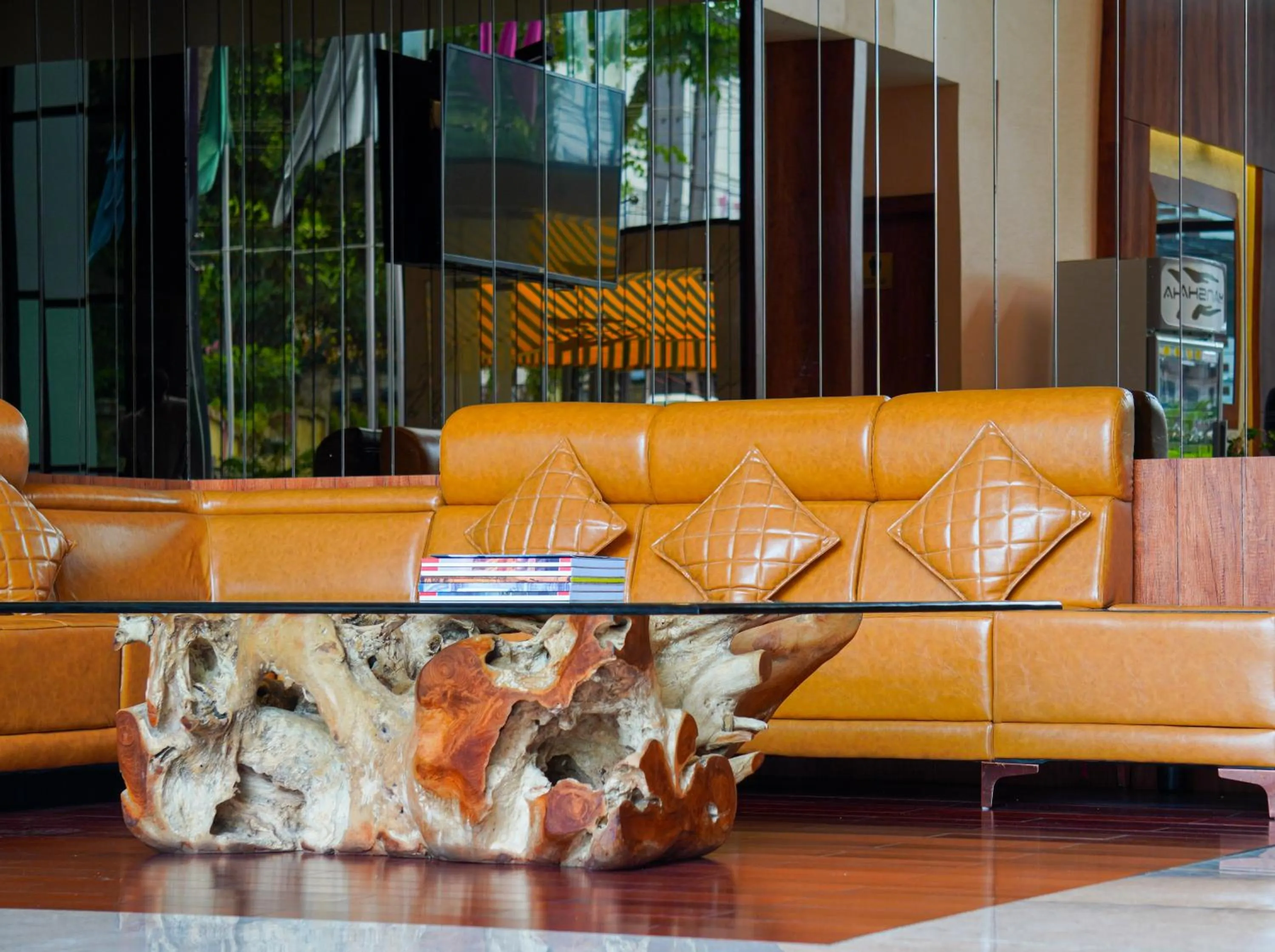 Seating area in Mansha Palace