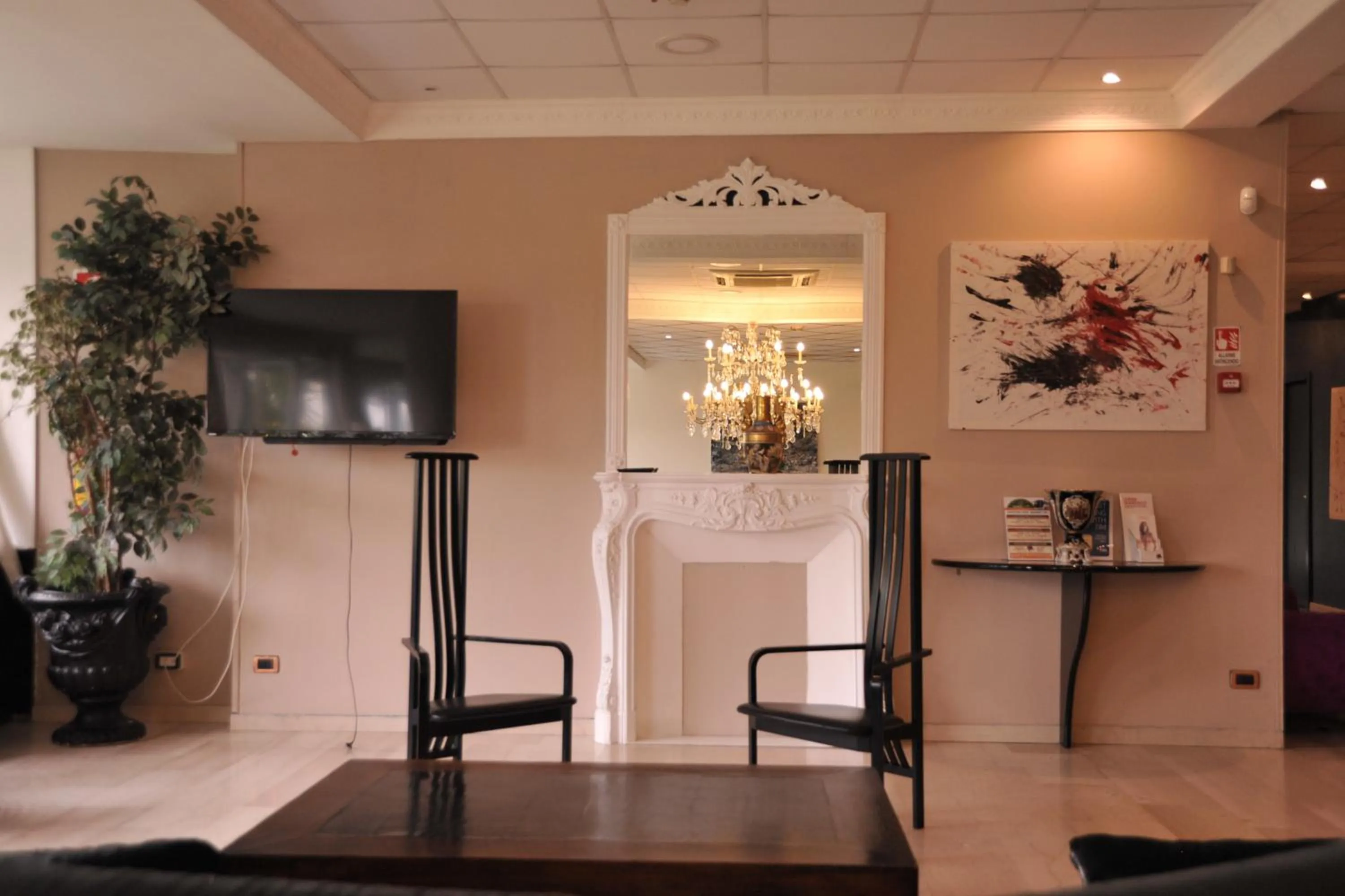 Lobby or reception in Domizia Palace Hotel