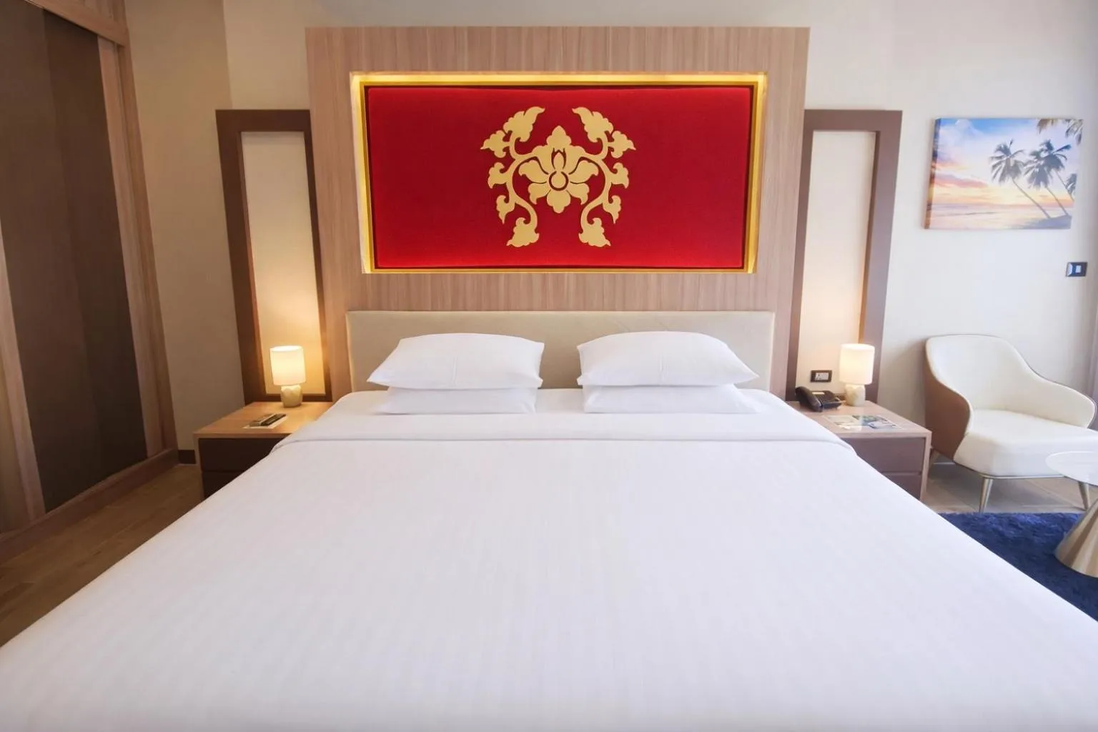 Bed in Quality Beach Resorts and Spa Patong
