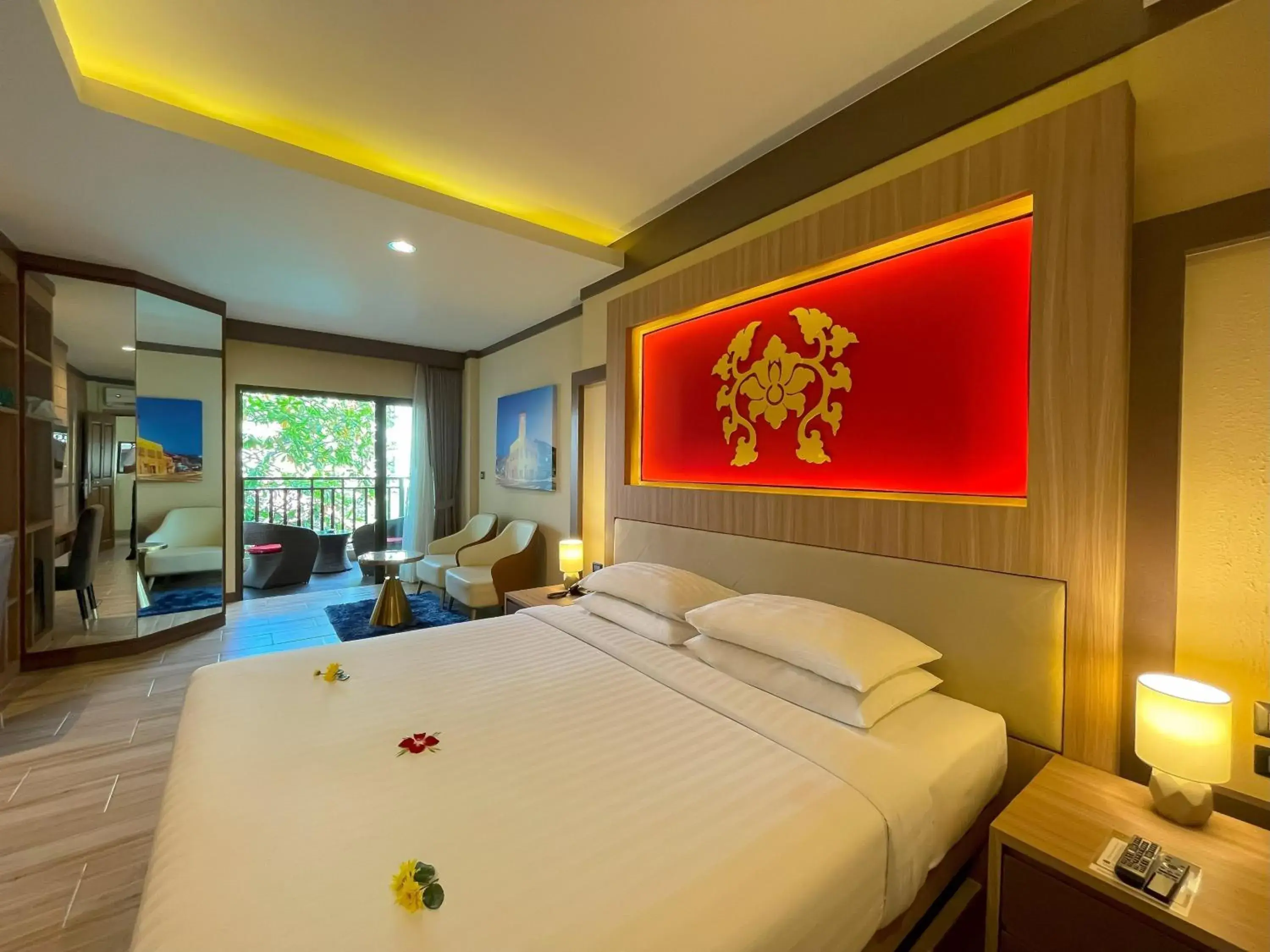 View (from property/room), Bed in Quality Beach Resorts and Spa Patong View (from property/room), Bed in Quality Beach Resorts and Spa Patong