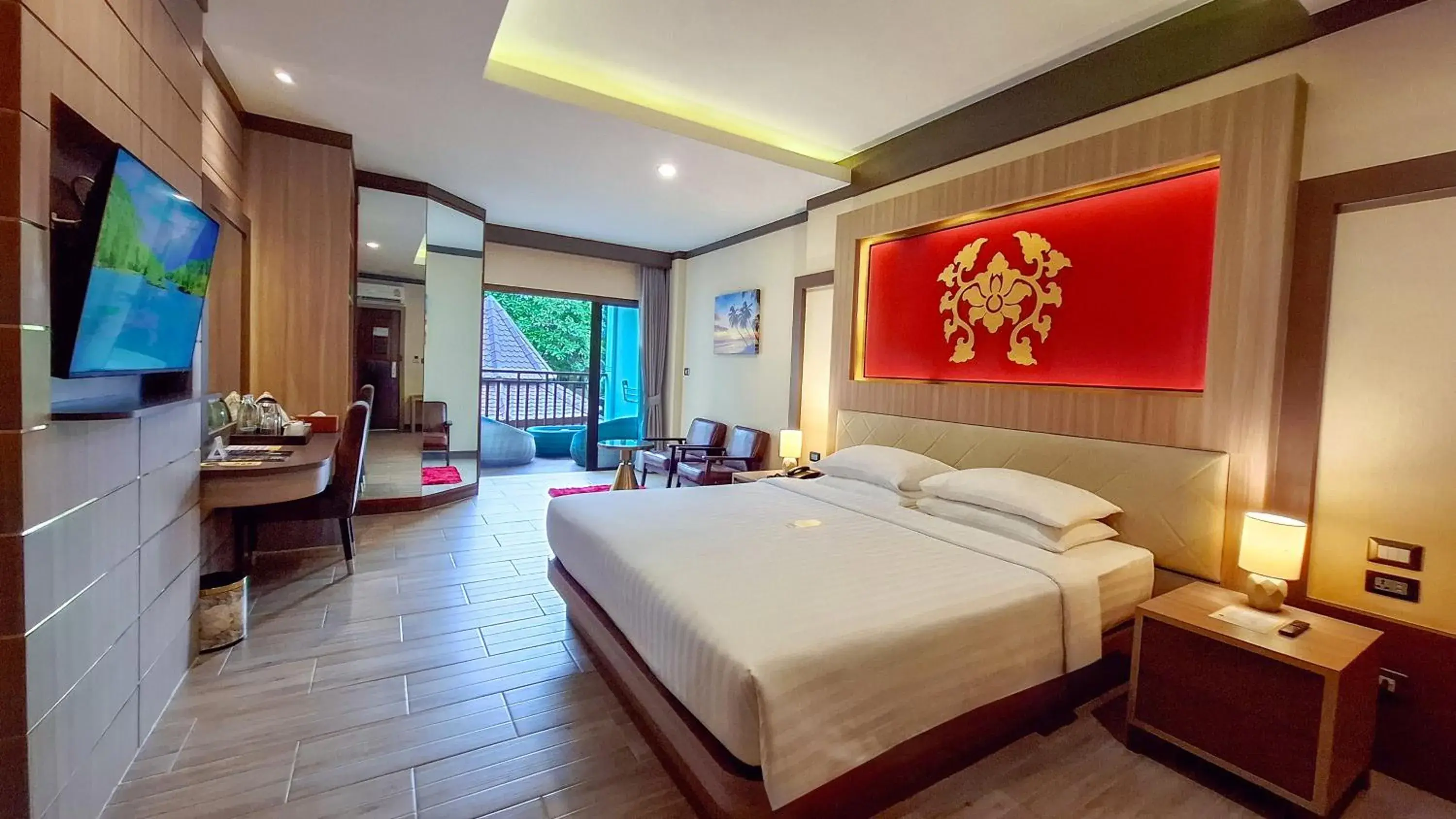 Bed in Quality Beach Resorts and Spa Patong Bed in Quality Beach Resorts and Spa Patong