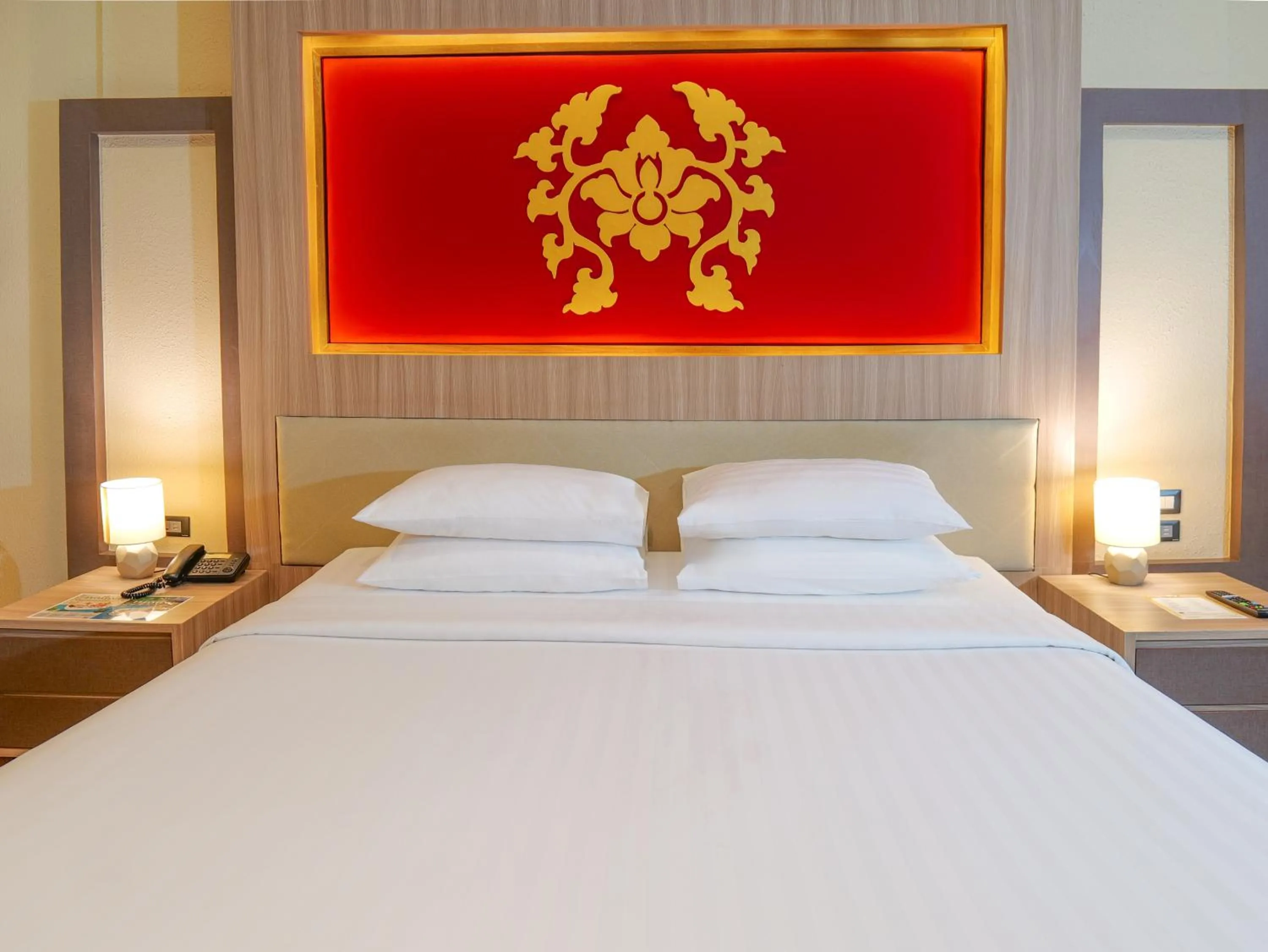 Bed in Quality Beach Resorts and Spa Patong