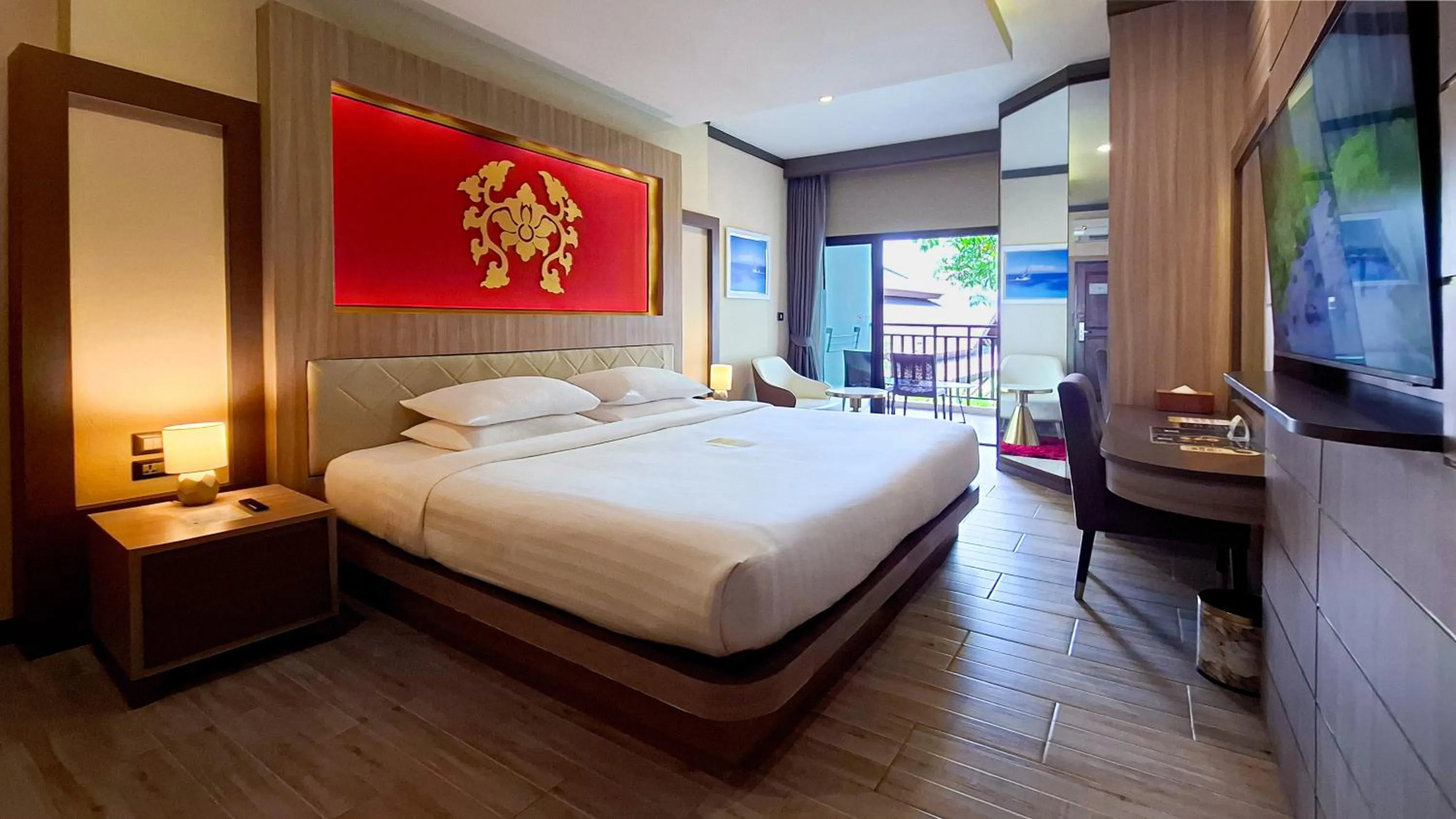 Bed in Quality Beach Resorts and Spa Patong