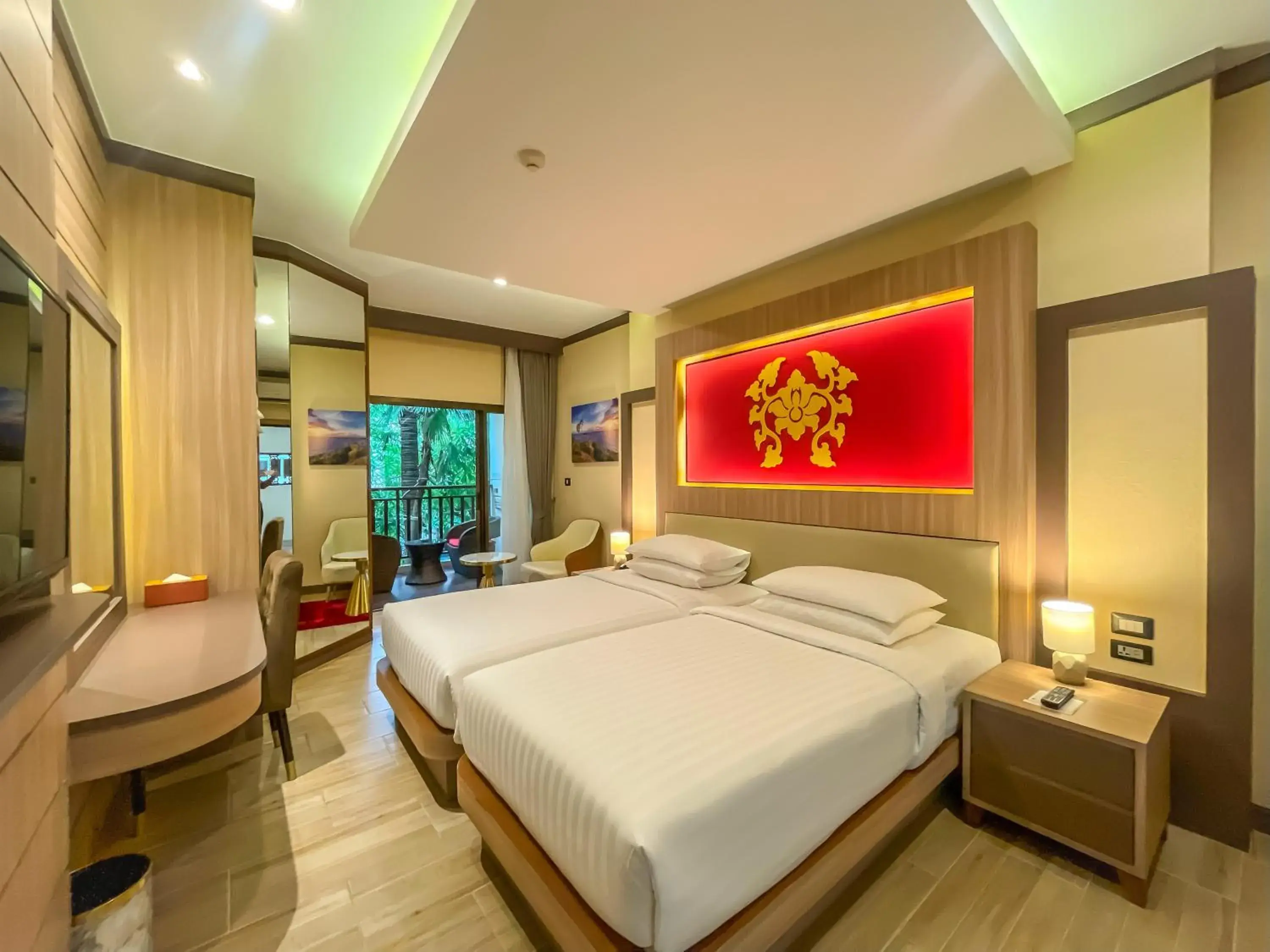 View (from property/room), Bed in Quality Beach Resorts and Spa Patong View (from property/room), Bed in Quality Beach Resorts and Spa Patong
