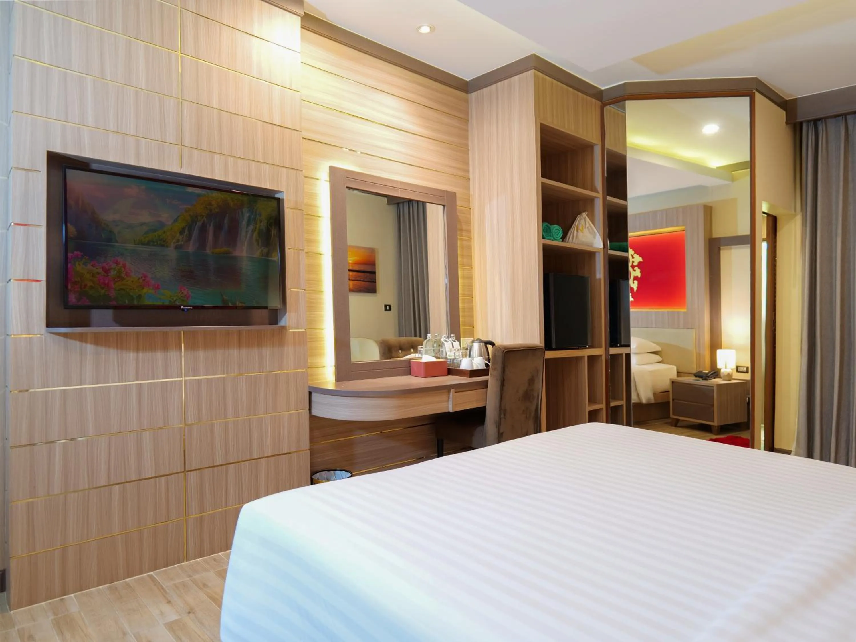 Bed in Quality Beach Resorts and Spa Patong