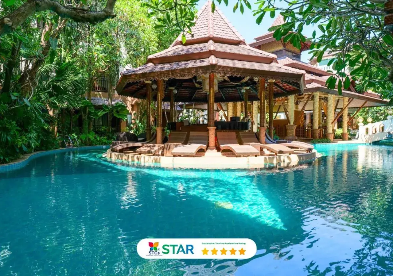 Pool view in Quality Beach Resorts and Spa Patong Pool view in Quality Beach Resorts and Spa Patong