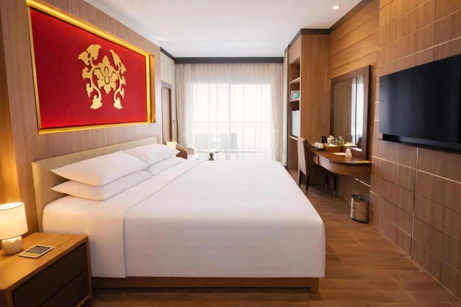 Bed in Quality Beach Resorts and Spa Patong