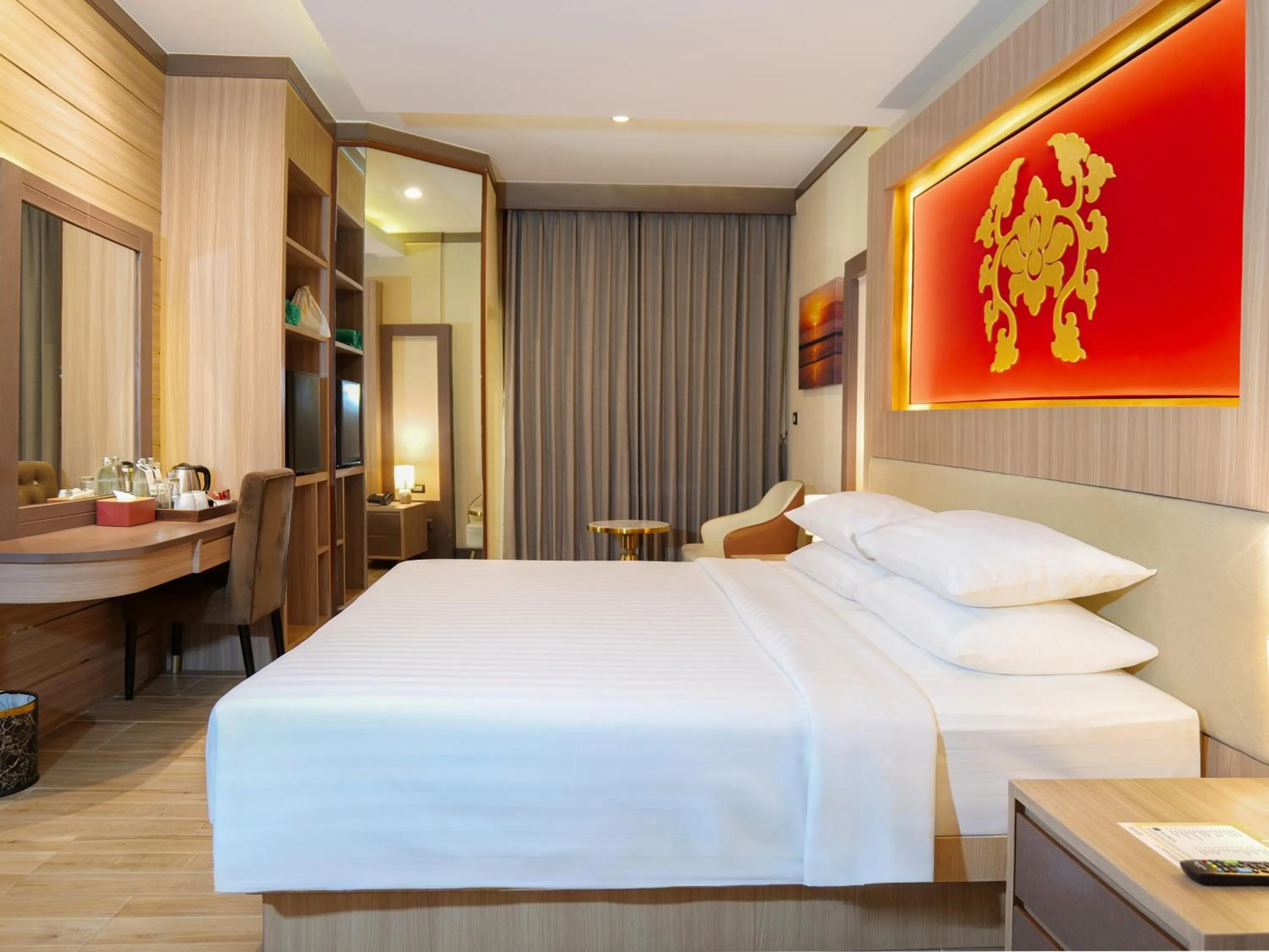 Bed in Quality Beach Resorts and Spa Patong