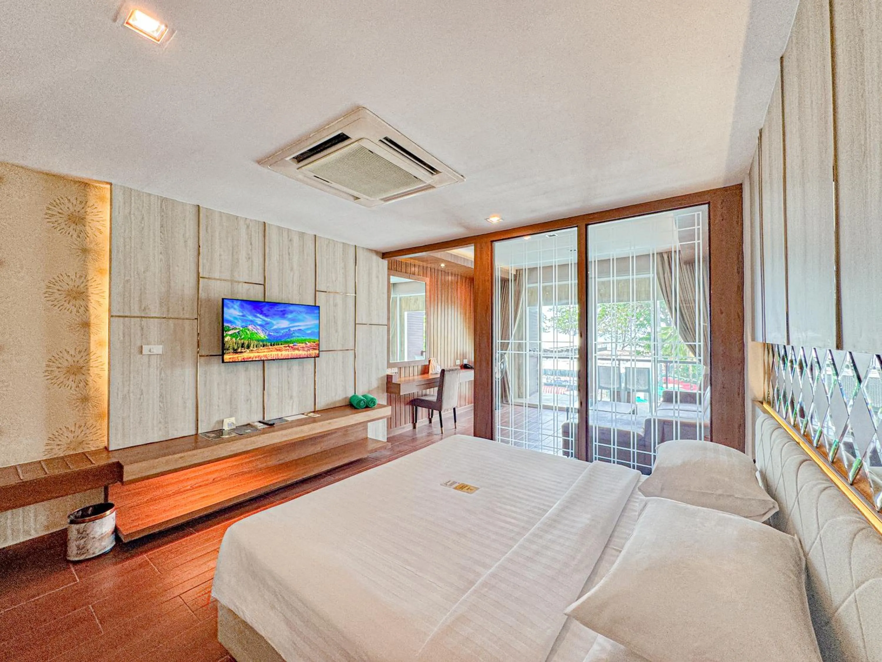 Bed in Quality Beach Resorts and Spa Patong
