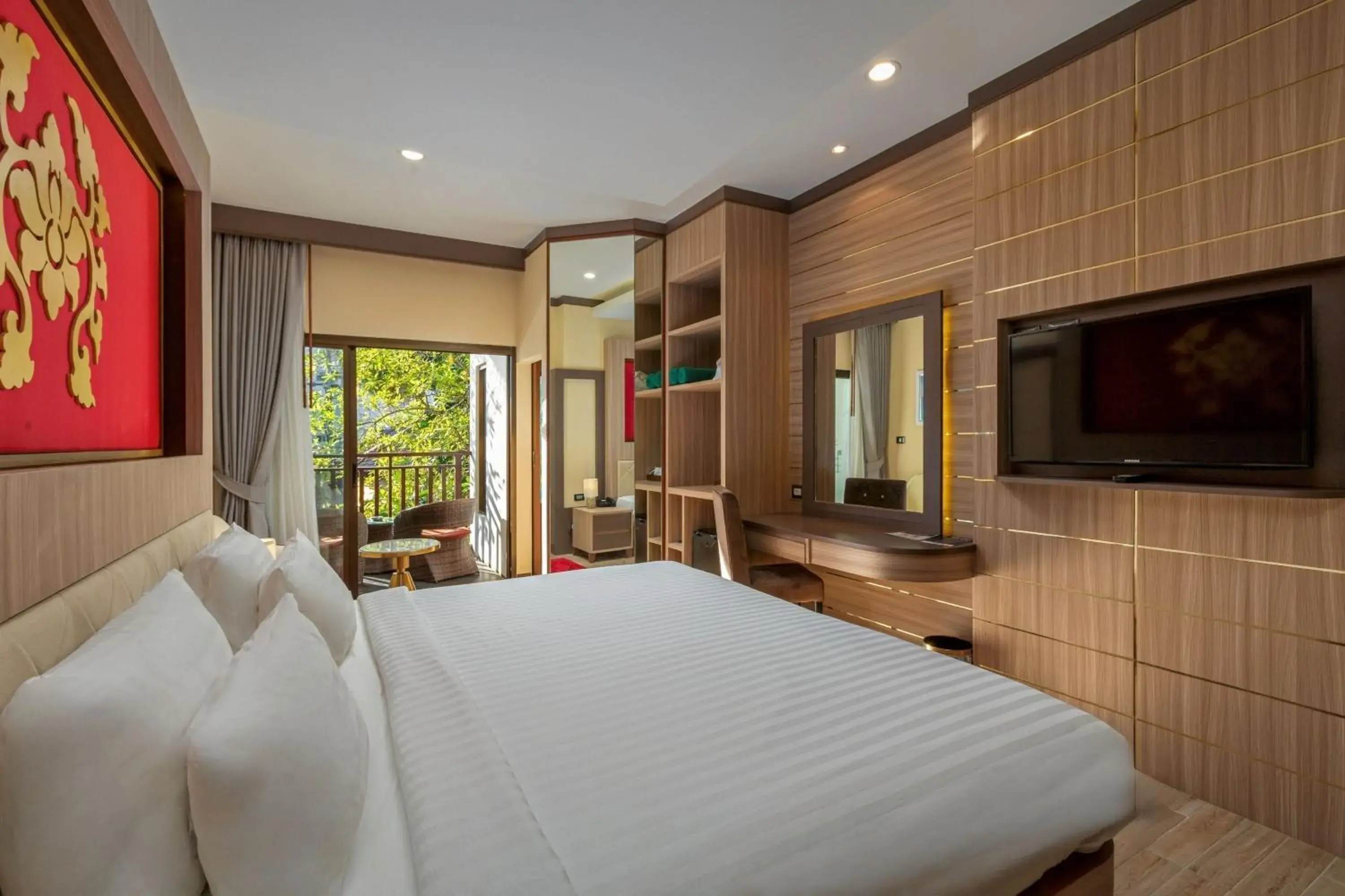 View (from property/room), Bed in Quality Beach Resorts and Spa Patong View (from property/room), Bed in Quality Beach Resorts and Spa Patong