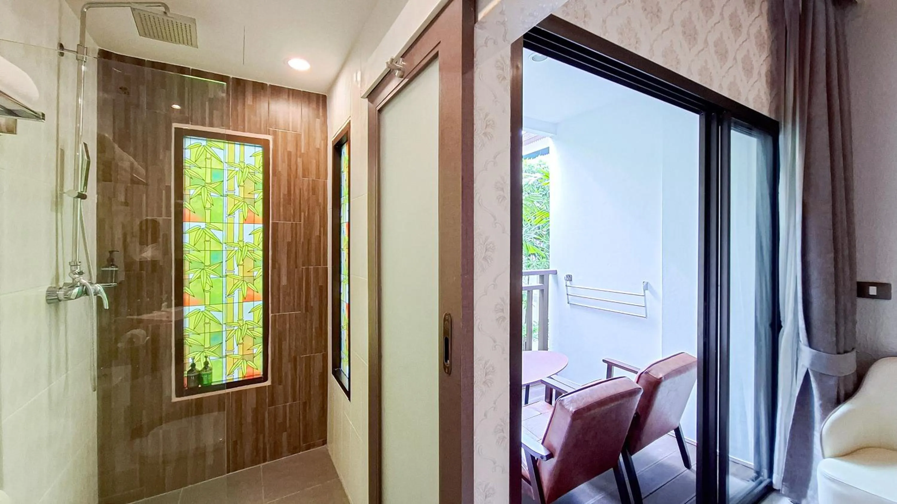 Shower in Quality Beach Resorts and Spa Patong
