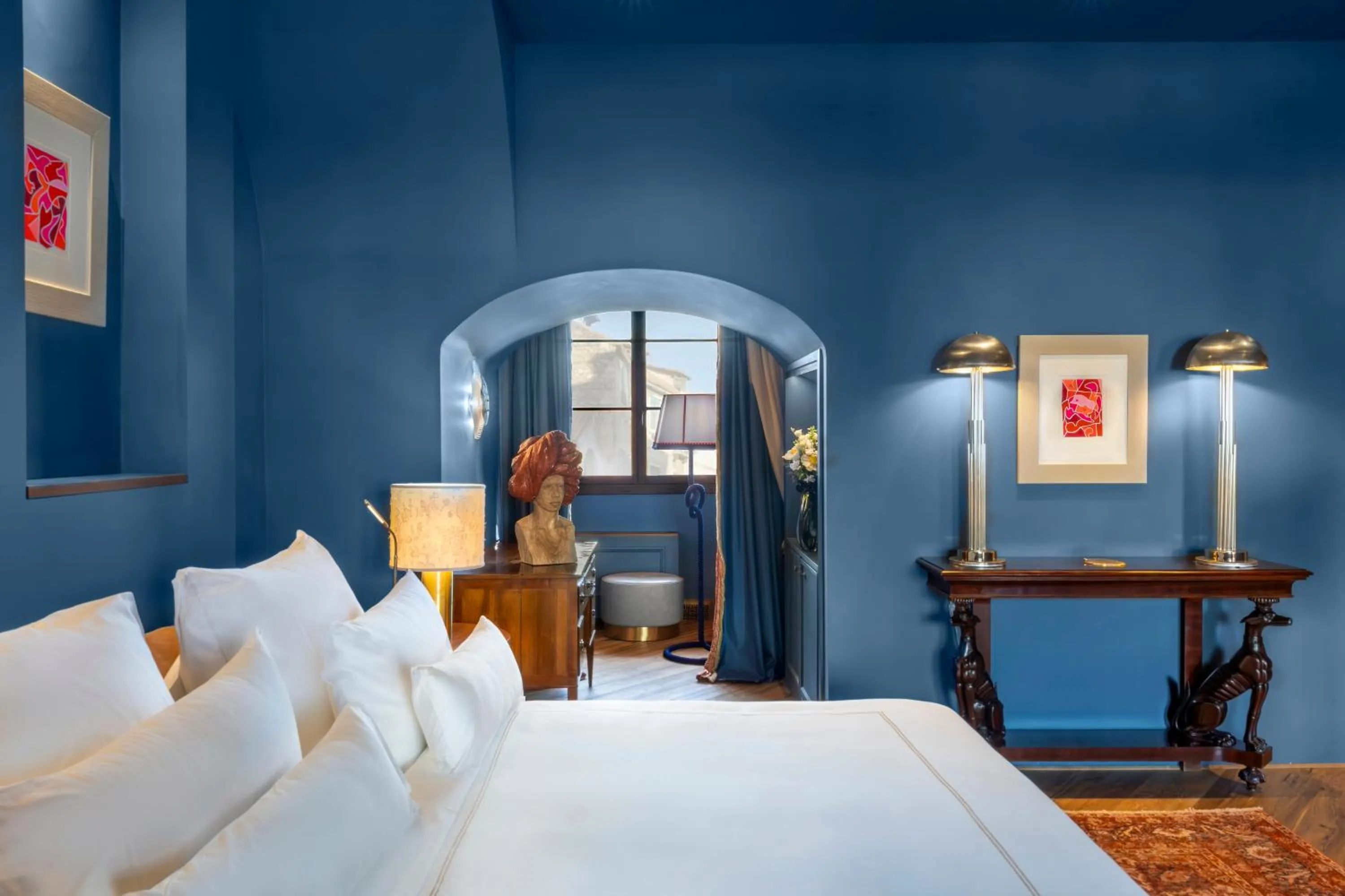 Bedroom, Bed in The James Suite Hotel Firenze 1564 - Small Luxury Hotels of the World