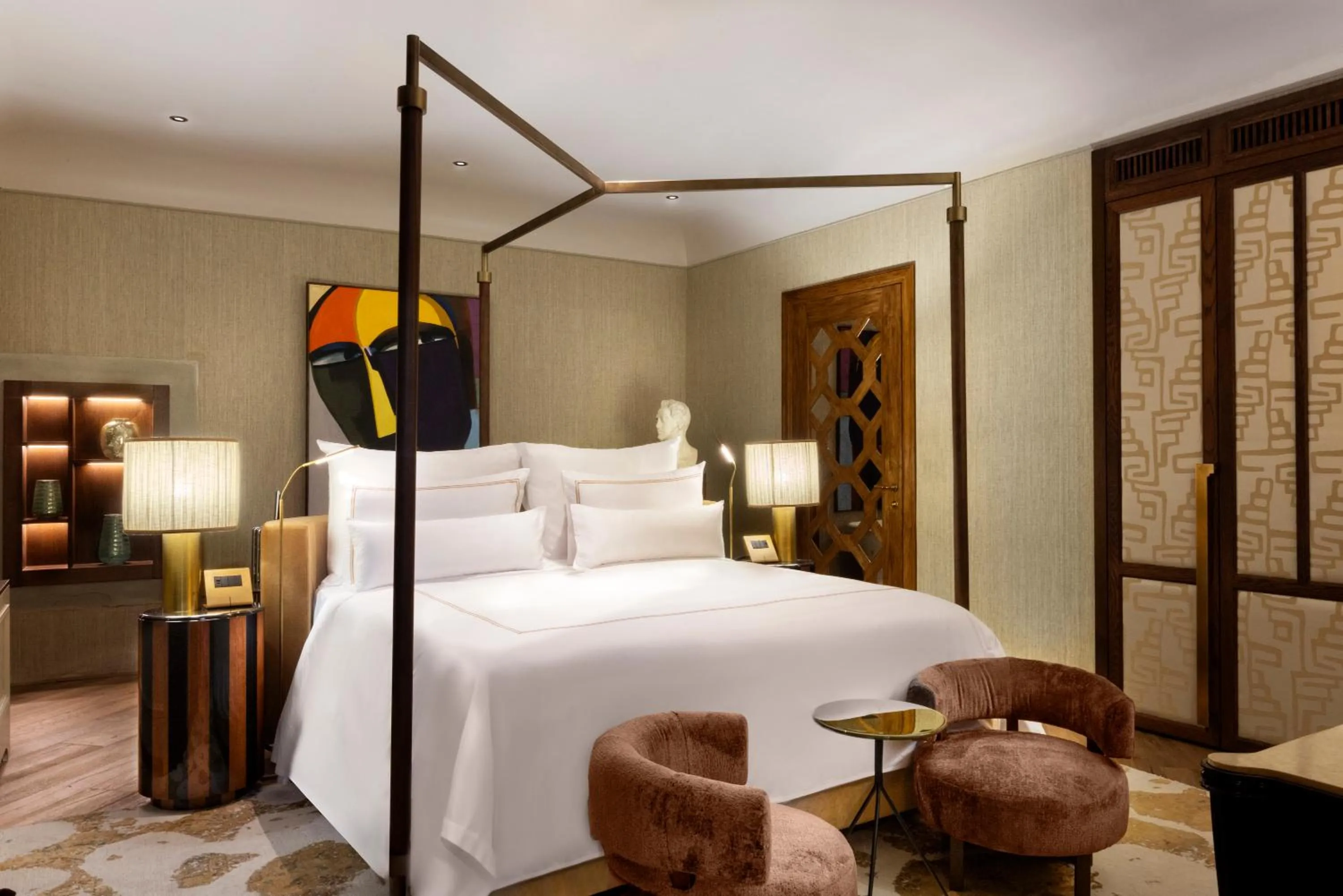 Bedroom, Bed in The James Suite Hotel Firenze 1564 - Small Luxury Hotels of the World