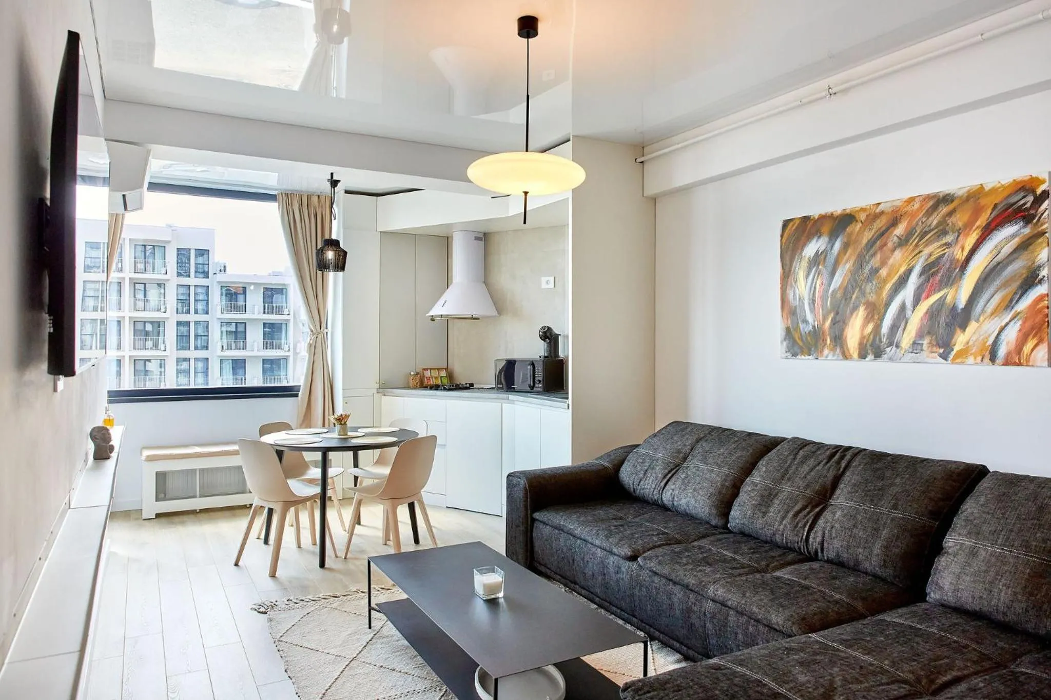 TV and multimedia in Apartamente by R S