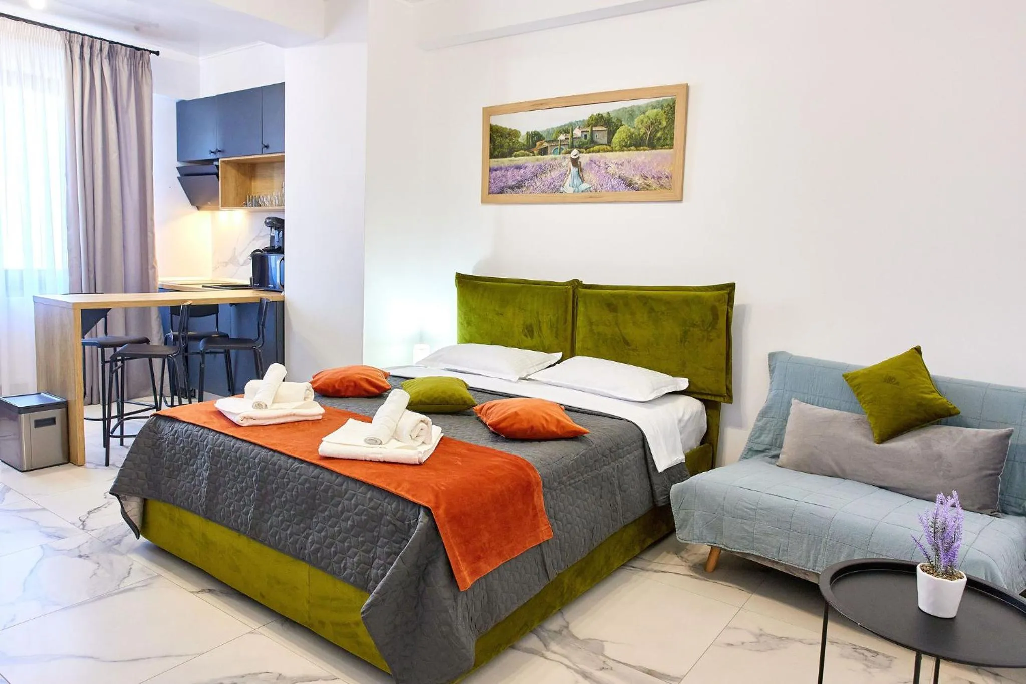 Bed in Apartamente by R S