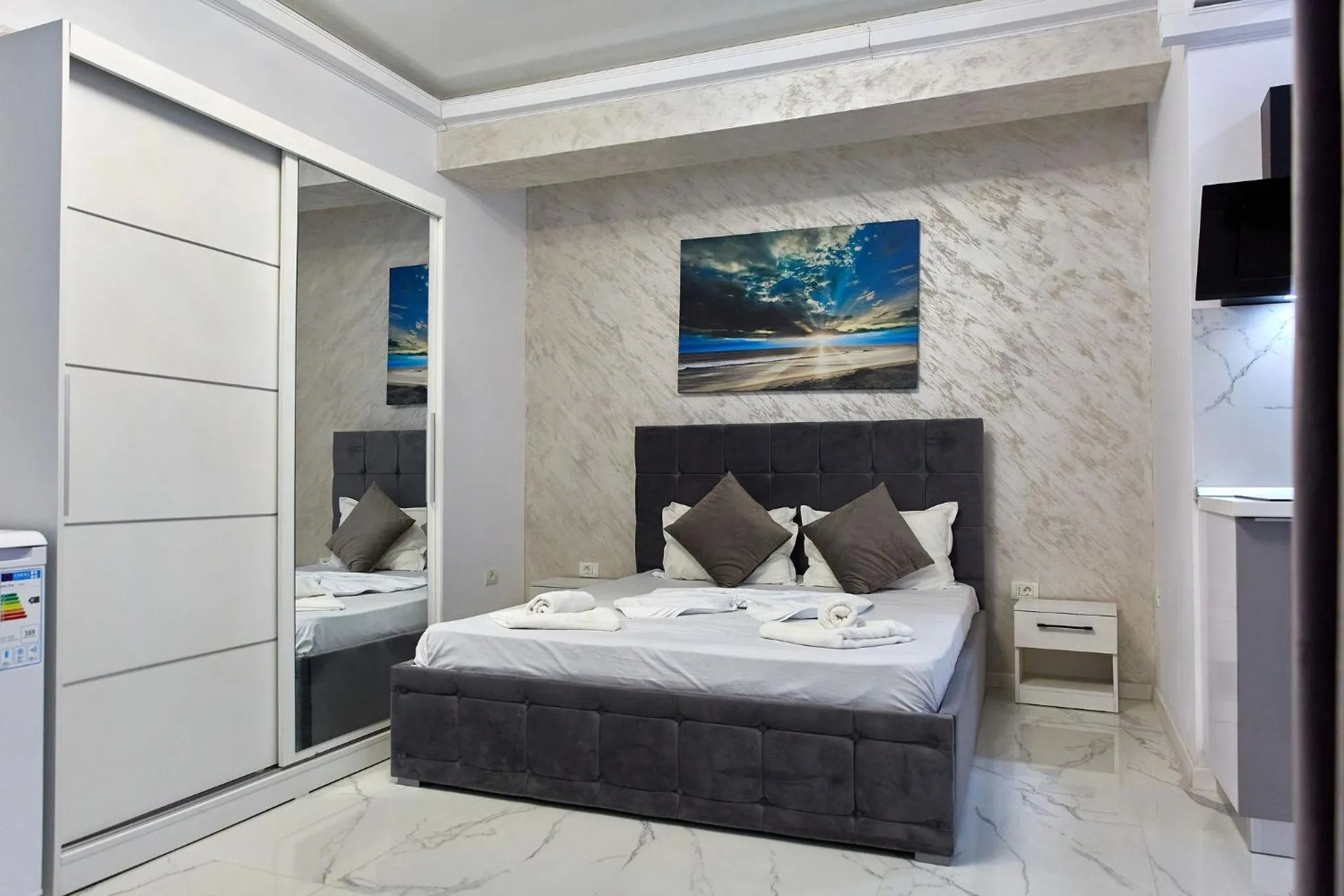 Bed in Apartamente by R S