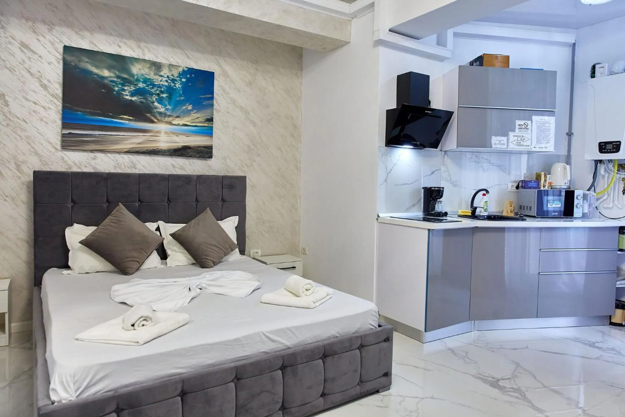 Bed in Apartamente by R S