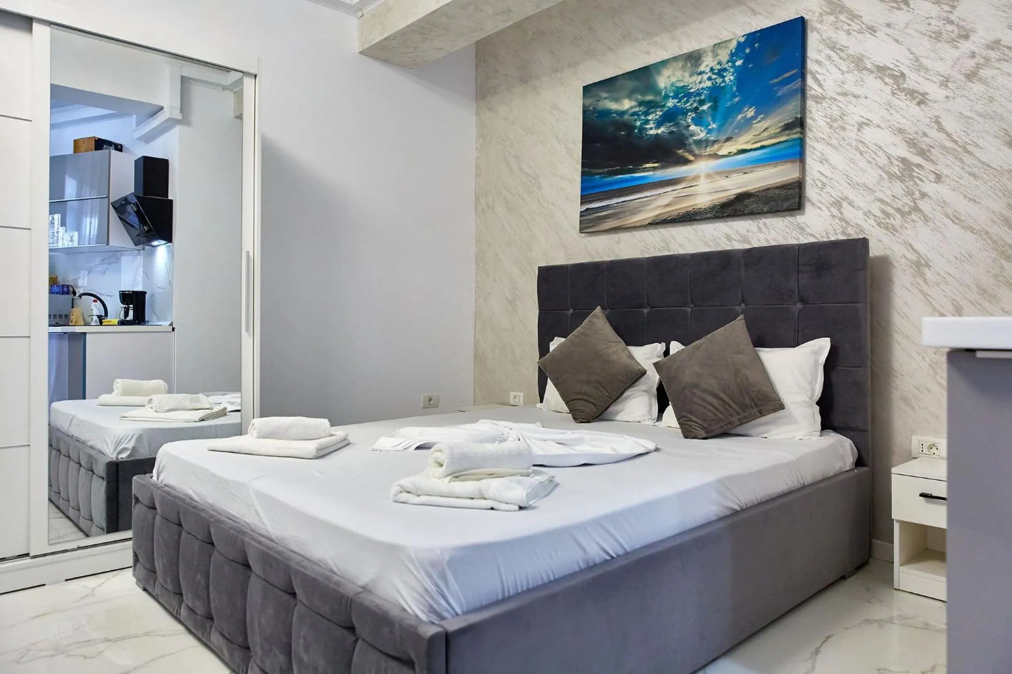 Bed in Apartamente by R S